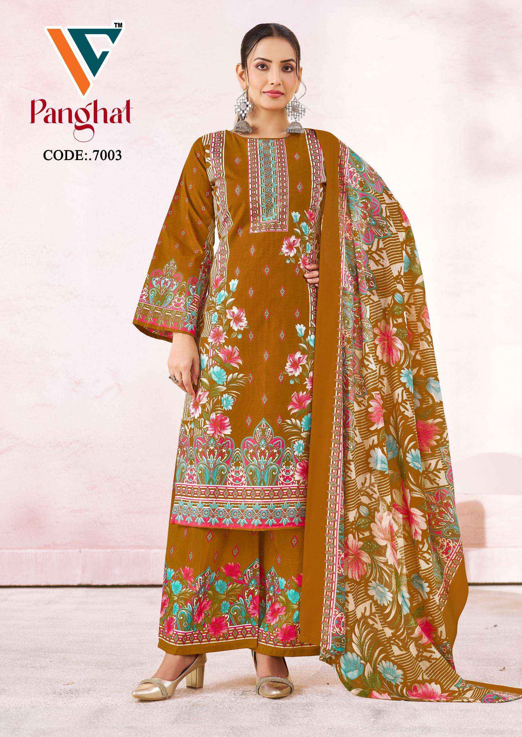 Vandana‎ Creation Panghat Vol 7 Cotton Dress Material Wholesale Price ( 8 pcs Catalogue )