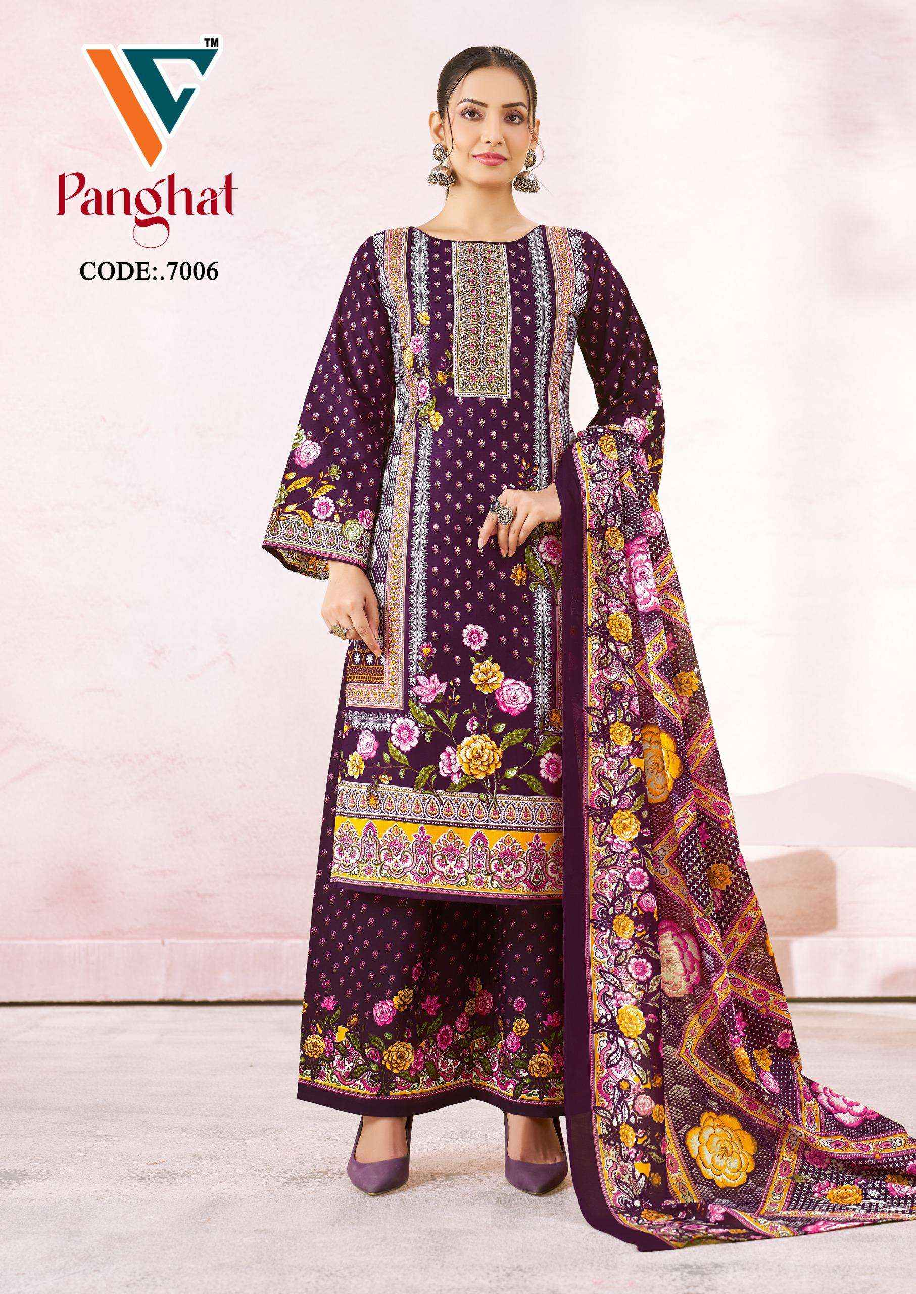 Vandana‎ Creation Panghat Vol 7 Cotton Dress Material Wholesale Price ( 8 pcs Catalogue )