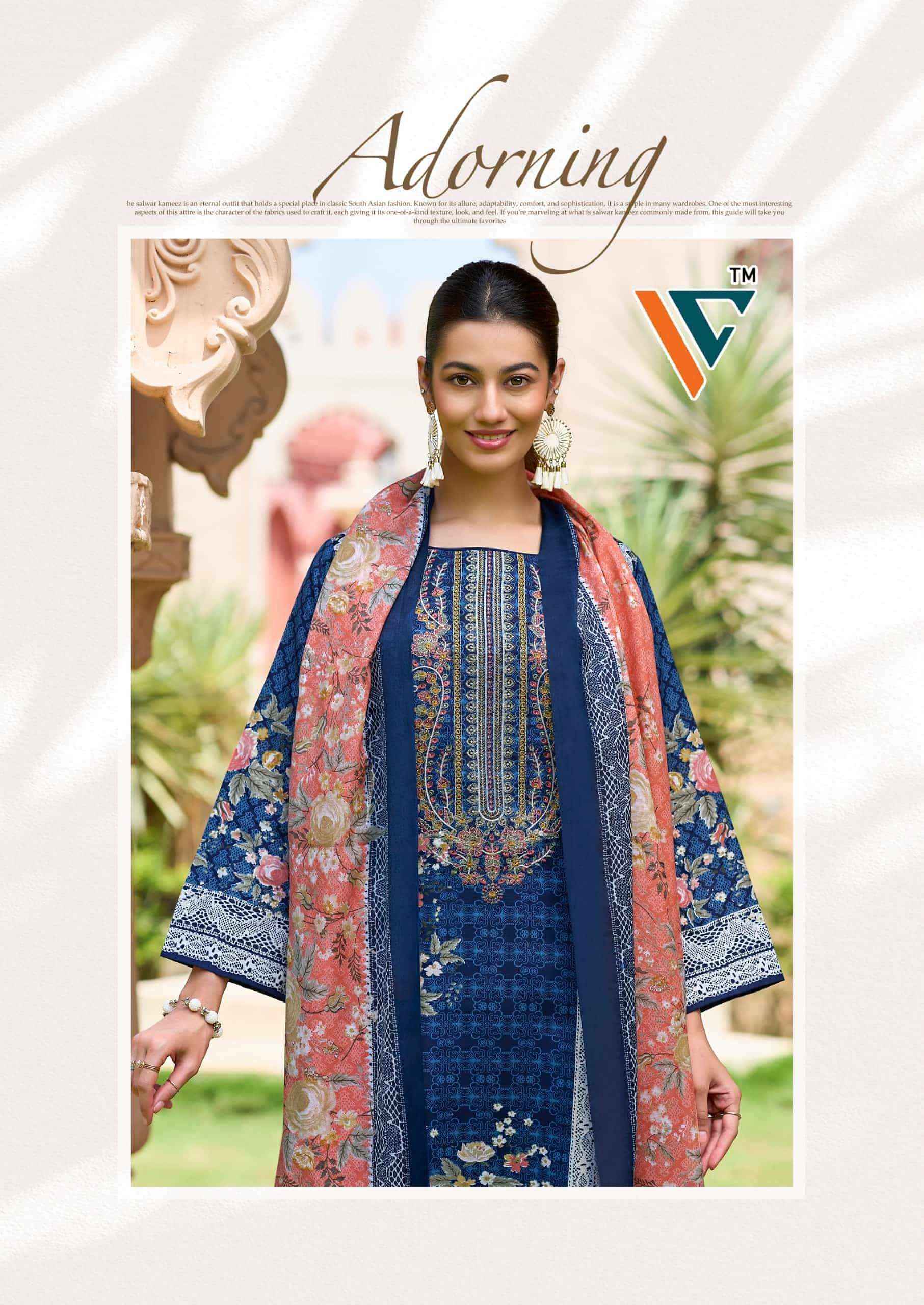 Vandana Fashion Madhubala Vol 1 Karachi Designs Cotton Salwar Kameez Wholesale Rate ( 8 Pcs Catalog )