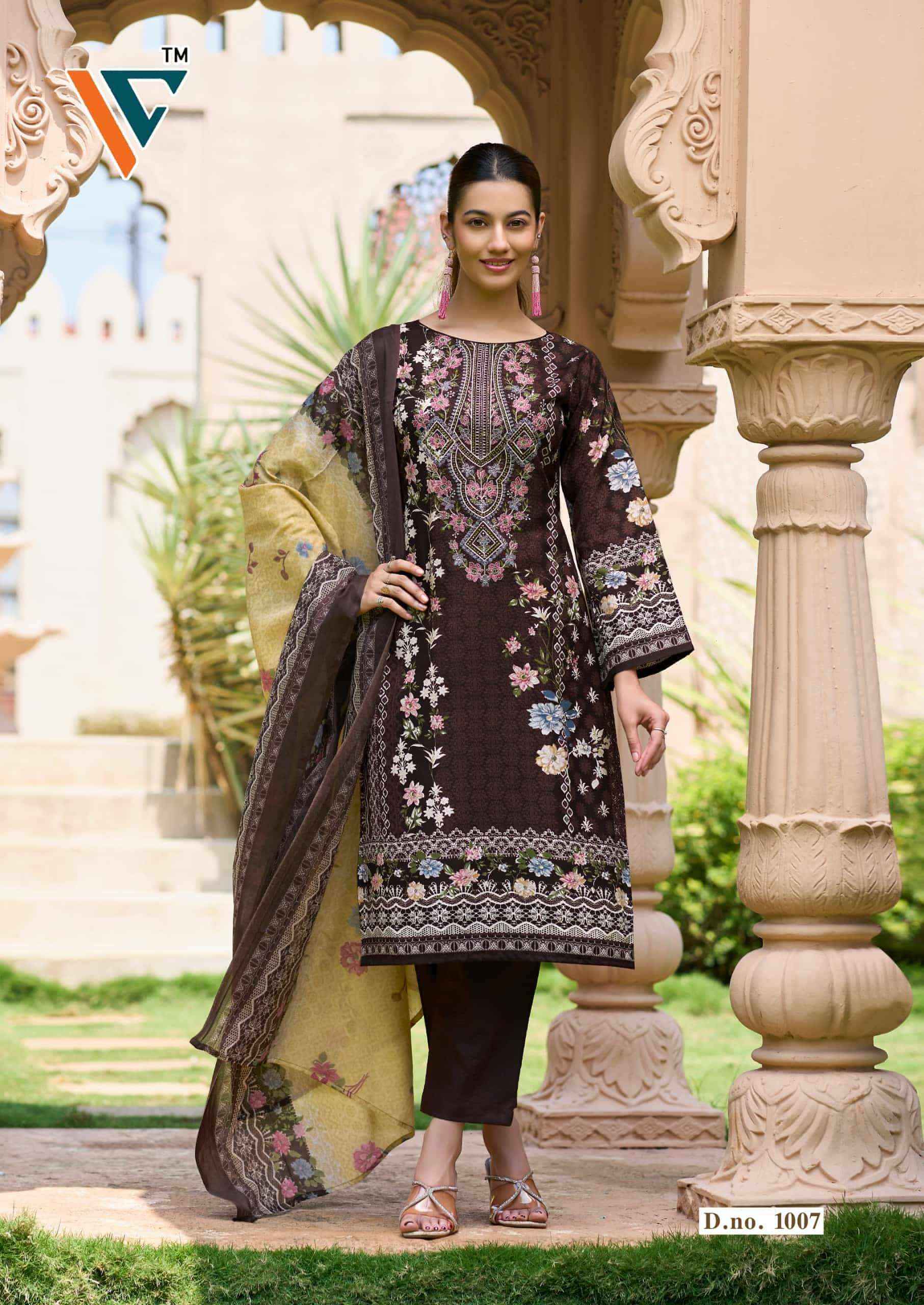 Vandana Fashion Madhubala Vol 1 Karachi Designs Cotton Salwar Kameez Wholesale Rate ( 8 Pcs Catalog )