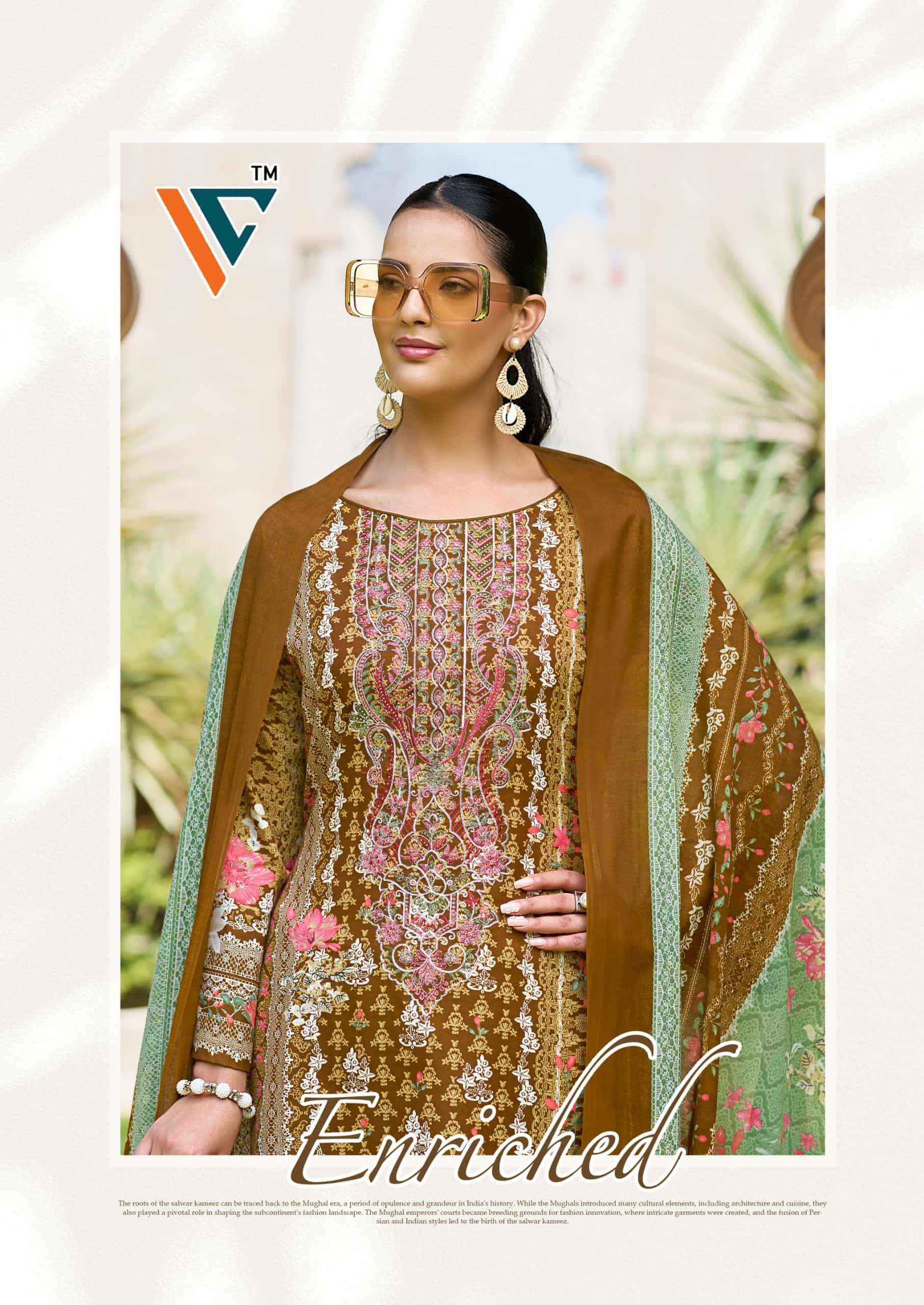 Vandana Fashion Madhubala Vol 1 Karachi Designs Cotton Salwar Kameez Wholesale Rate ( 8 Pcs Catalog )