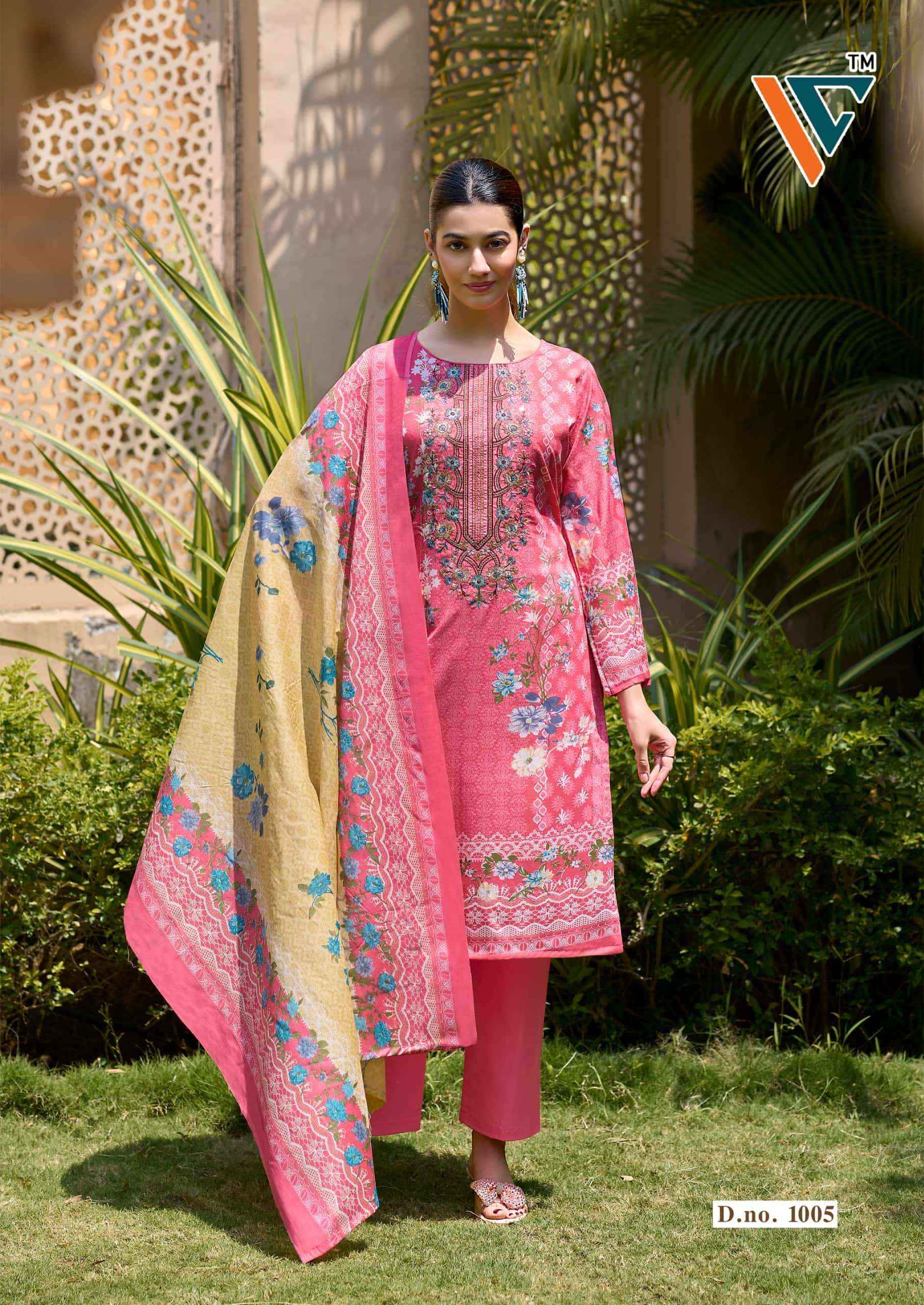 Vandana Fashion Madhubala Vol 1 Karachi Designs Cotton Salwar Kameez Wholesale Rate ( 8 Pcs Catalog )