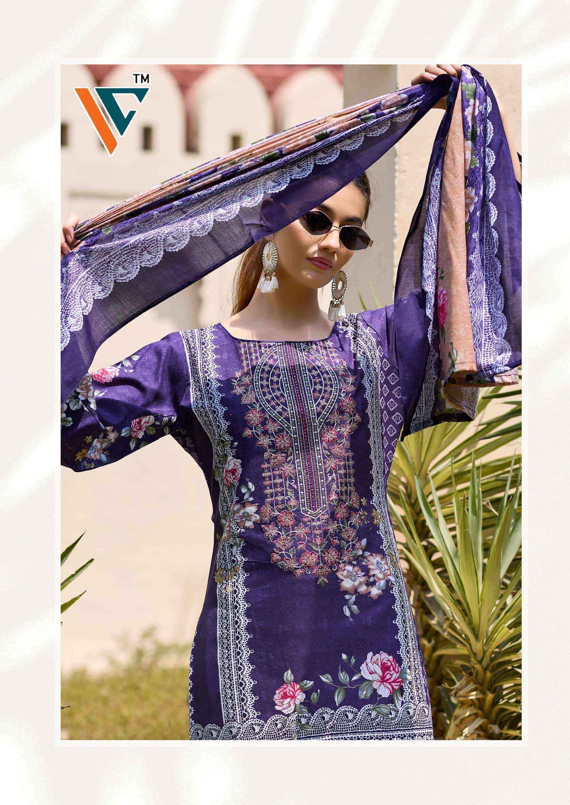 Vandana Fashion Madhubala Vol 1 Karachi Designs Cotton Salwar Kameez Wholesale Rate ( 8 Pcs Catalog )