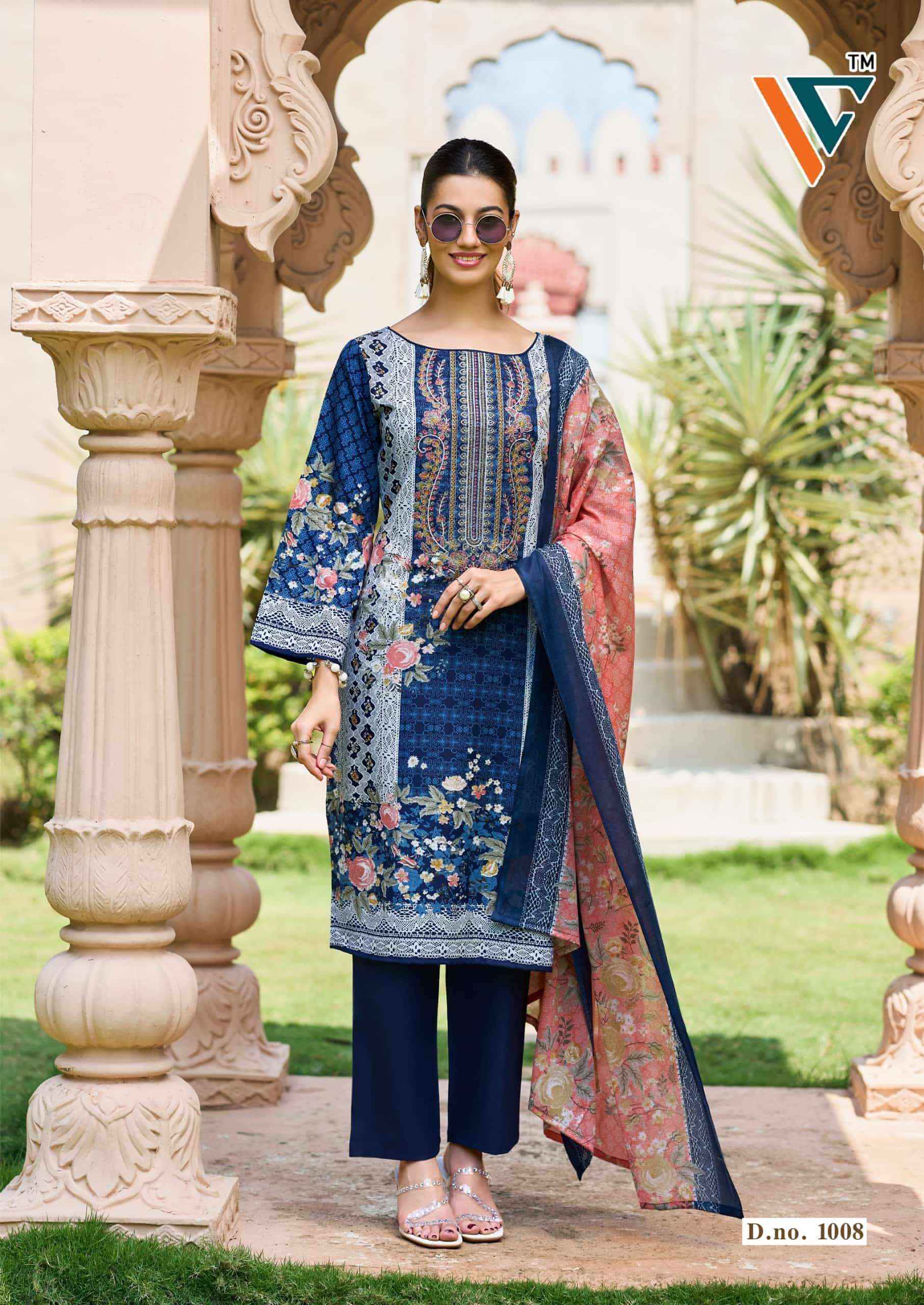 Vandana Fashion Madhubala Vol 1 Karachi Designs Cotton Salwar Kameez Wholesale Rate ( 8 Pcs Catalog )