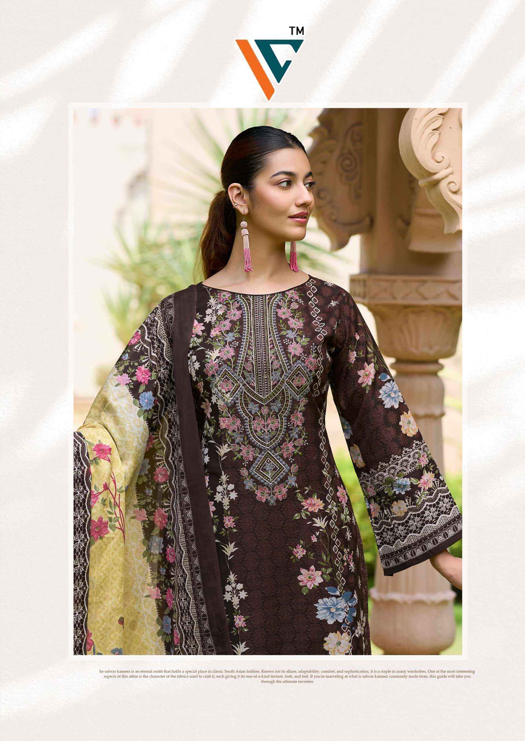 Vandana Fashion Madhubala Vol 1 Karachi Designs Cotton Salwar Kameez Wholesale Rate ( 8 Pcs Catalog )