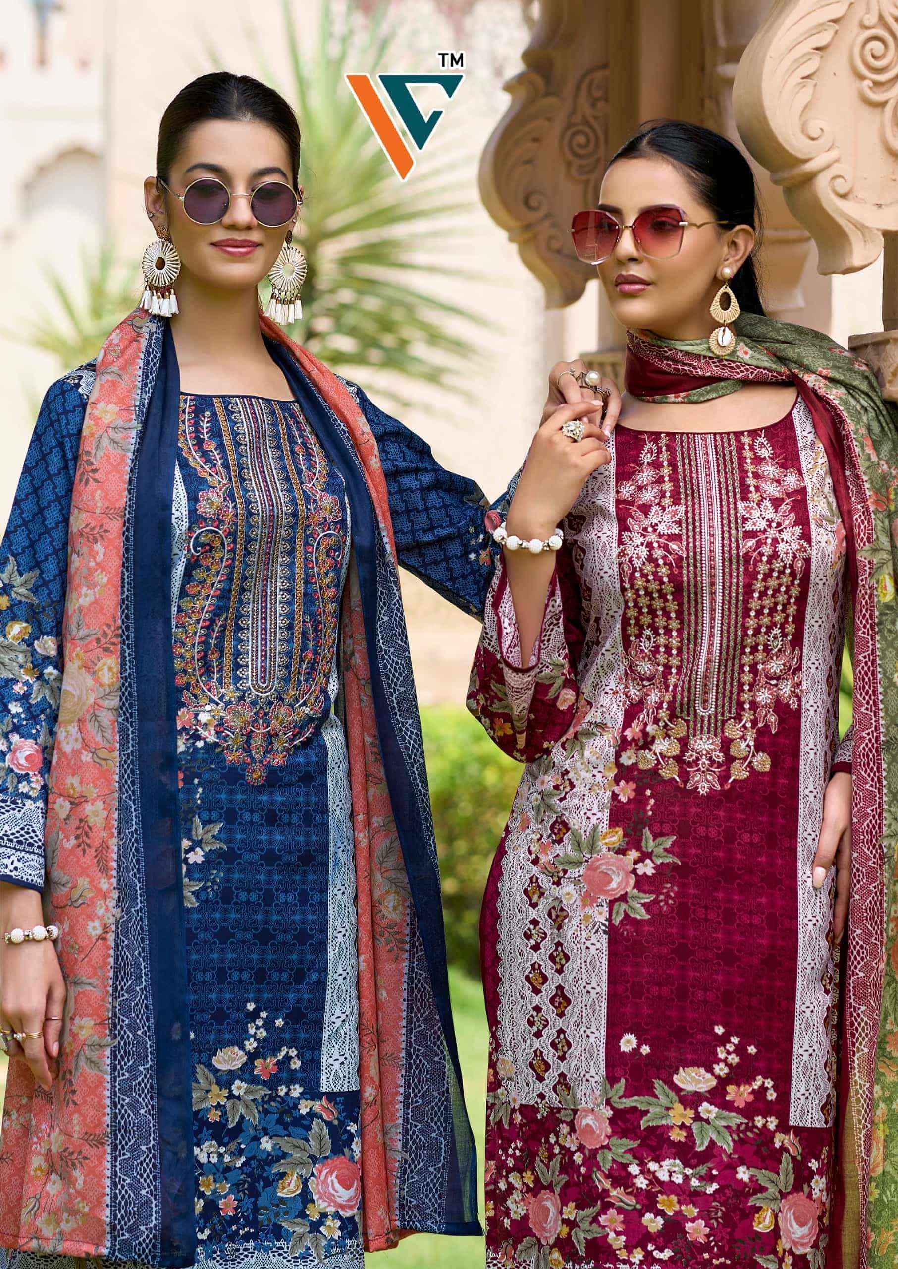 Vandana Fashion Madhubala Vol 1 Karachi Designs Cotton Salwar Kameez Wholesale Rate ( 8 Pcs Catalog )