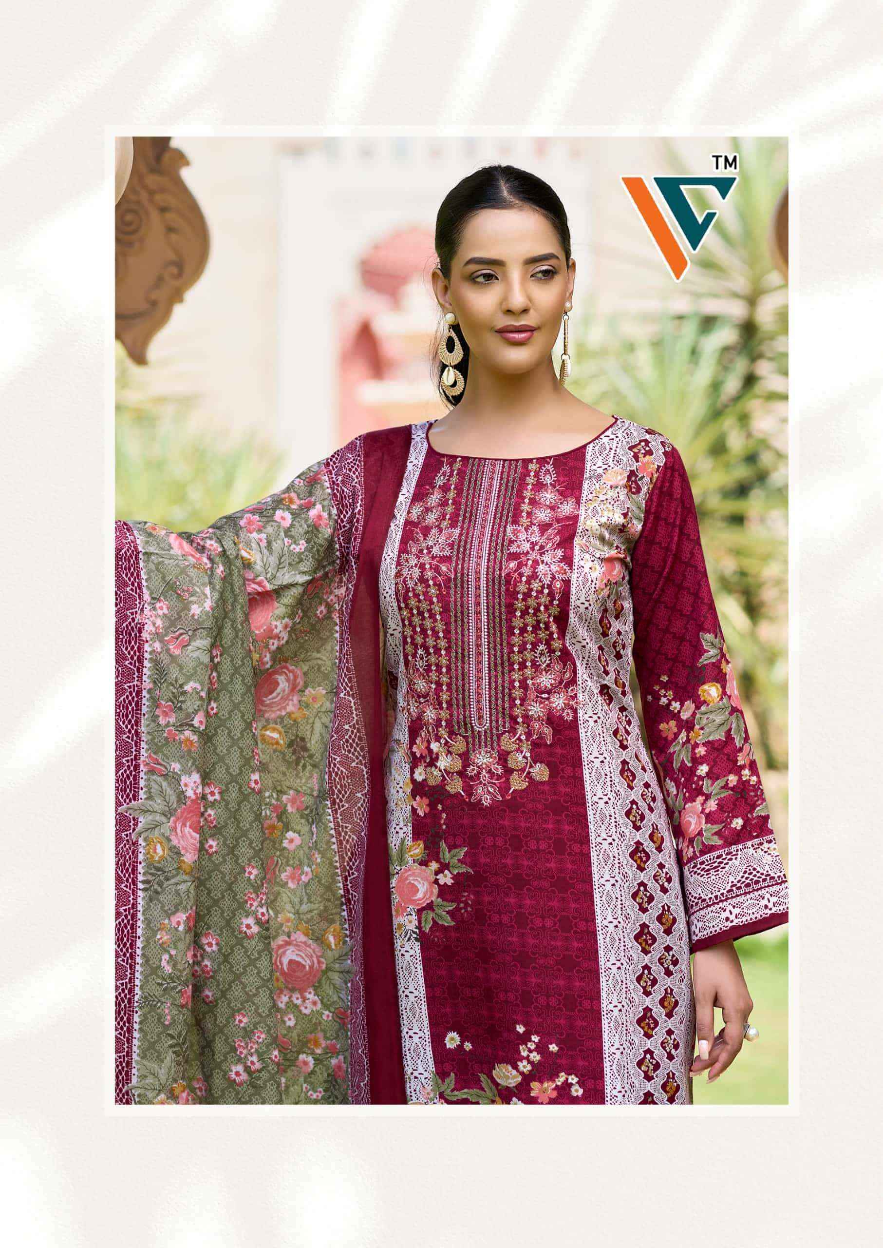 Vandana Fashion Madhubala Vol 1 Karachi Designs Cotton Salwar Kameez Wholesale Rate ( 8 Pcs Catalog )