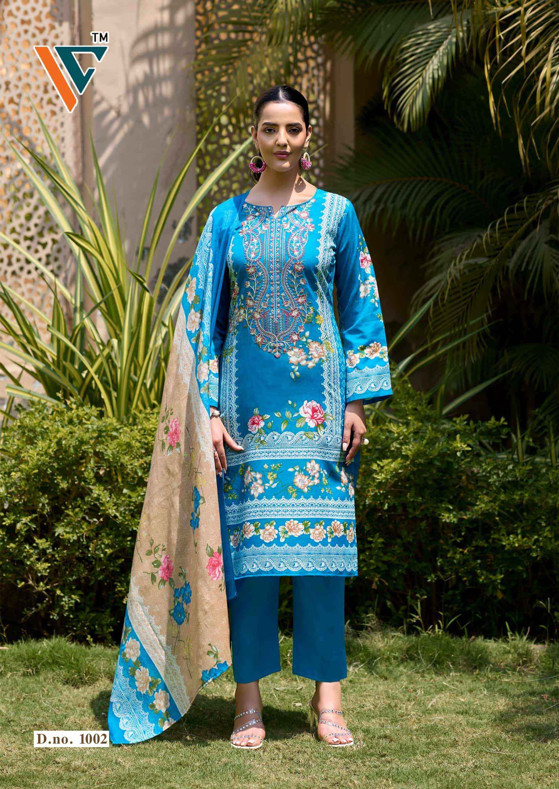 Vandana Fashion Madhubala Vol 1 Karachi Designs Cotton Salwar Kameez Wholesale Rate ( 8 Pcs Catalog )