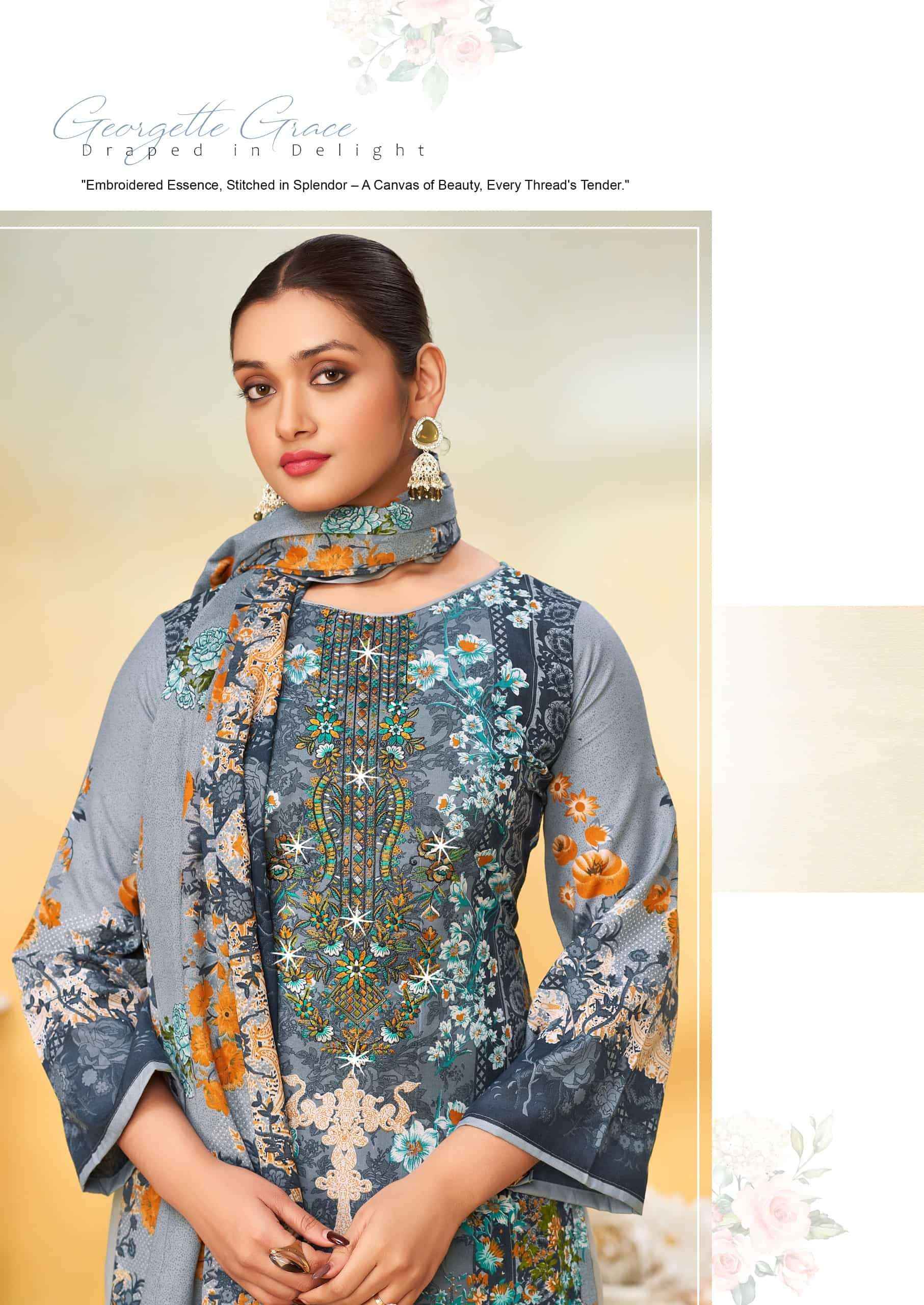 Vandana Fashion Nagina Vol 11 Fancy Cotton Salwar Kameez Wholesale Rate ( 8 Pcs Catalog )