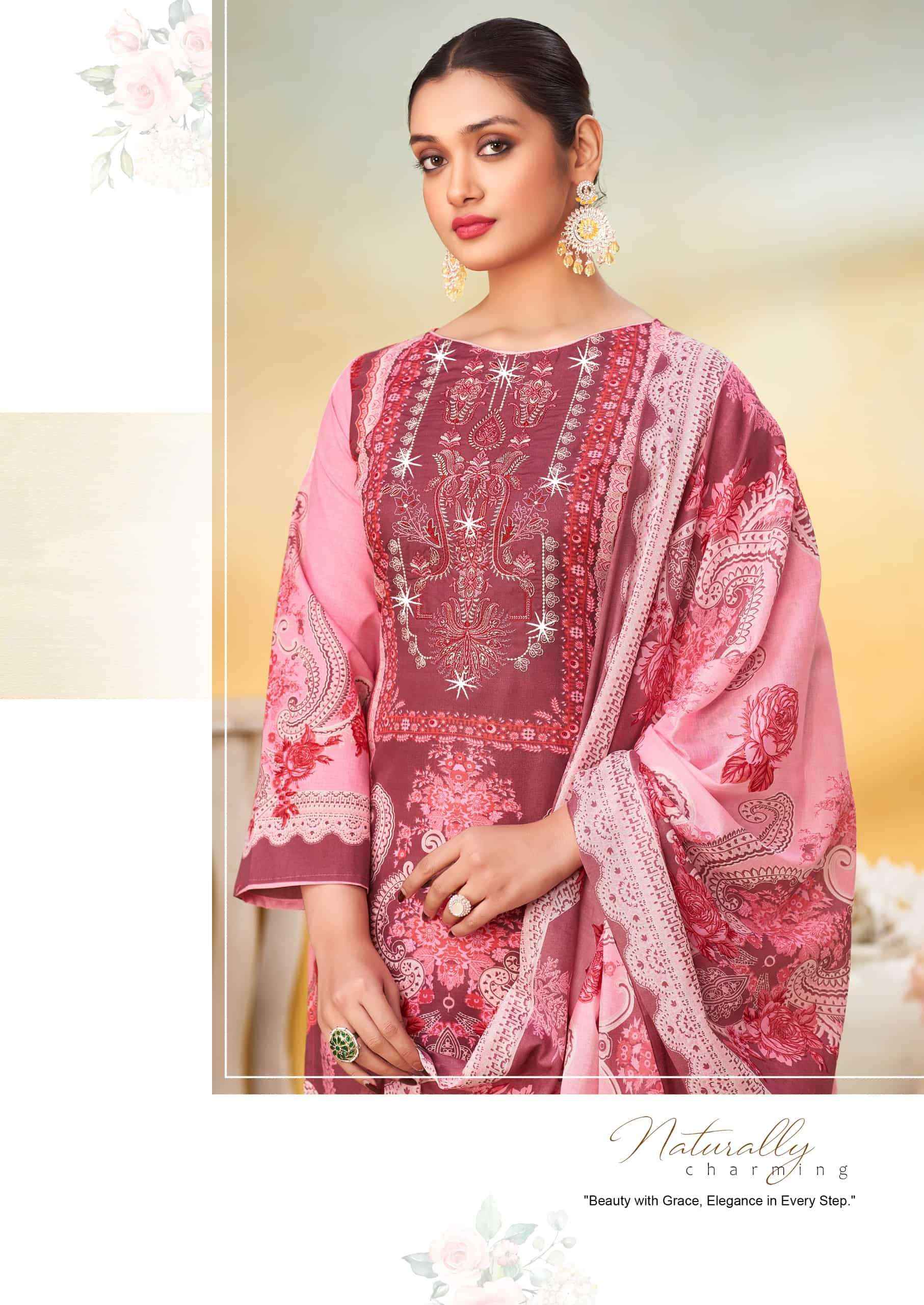 Vandana Fashion Nagina Vol 11 Fancy Cotton Salwar Kameez Wholesale Rate ( 8 Pcs Catalog )