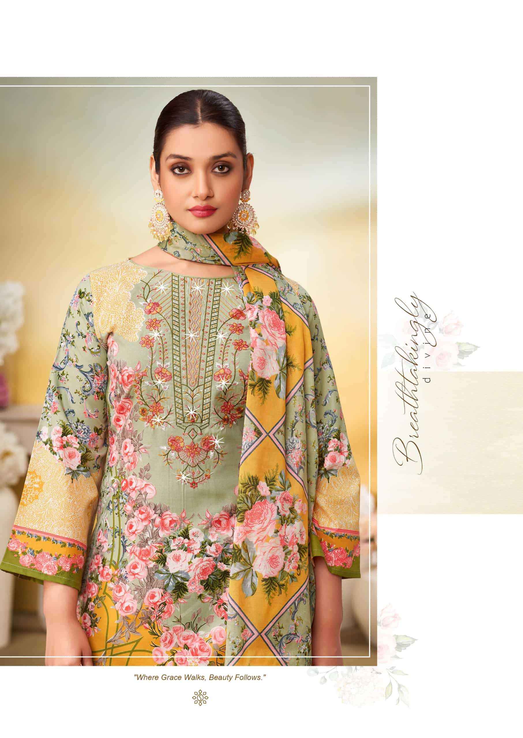 Vandana Fashion Nagina Vol 11 Fancy Cotton Salwar Kameez Wholesale Rate ( 8 Pcs Catalog )