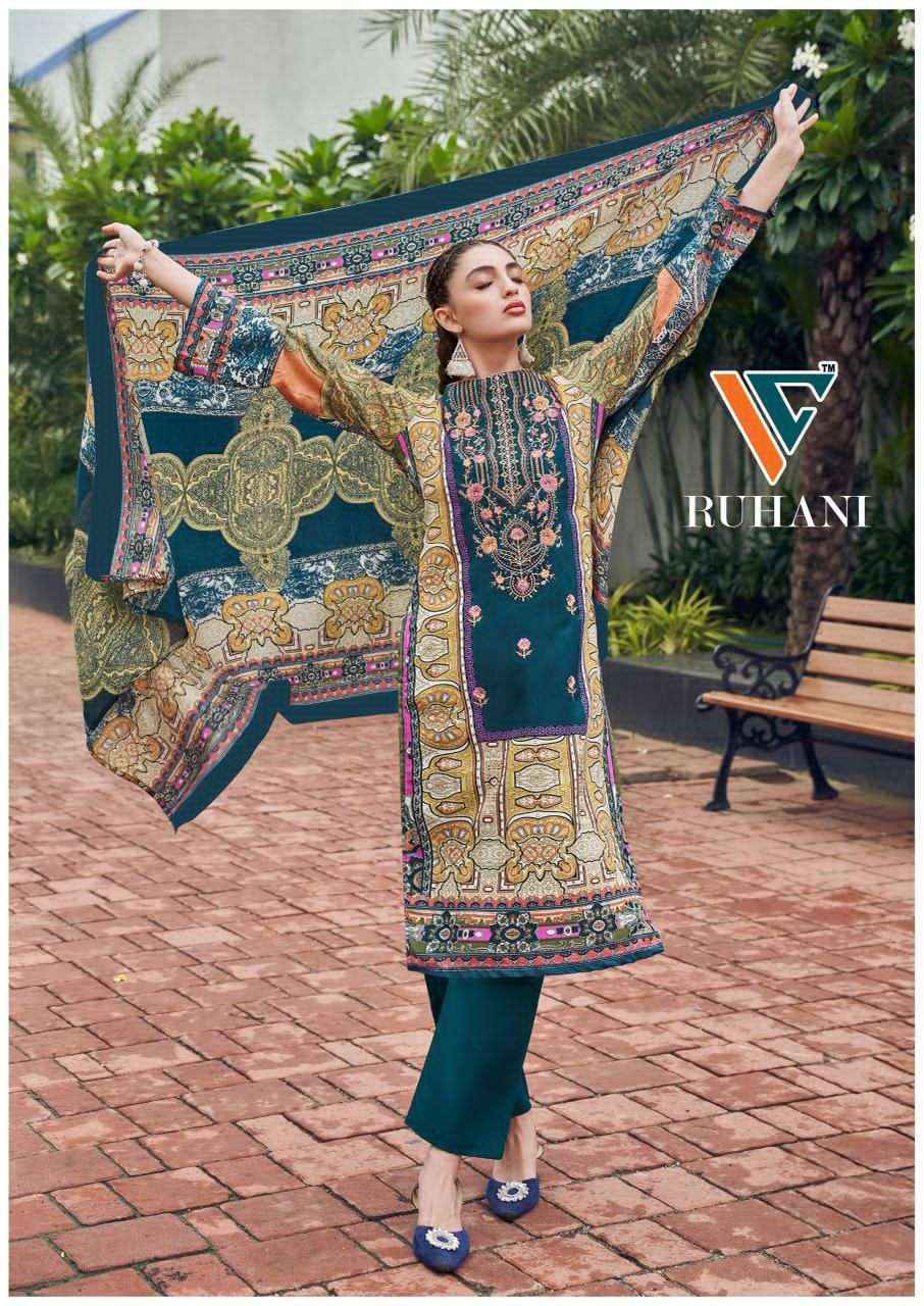 Vandana Fashion Ruhani Vol 38 Designer Print Cotton Salwar Kameez Wholesale Rate ( 8 Pcs Catalog )