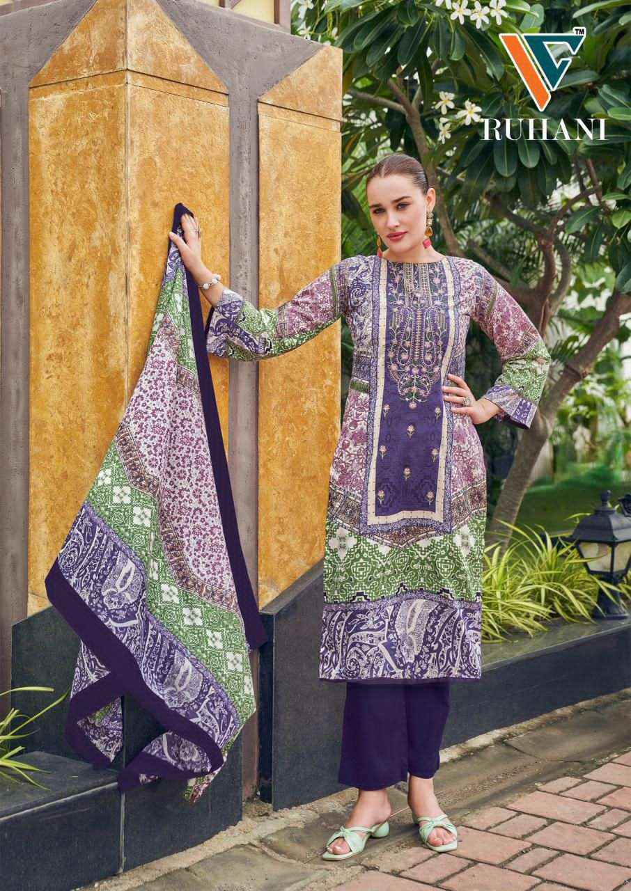 Vandana Fashion Ruhani Vol 38 Designer Print Cotton Salwar Kameez Wholesale Rate ( 8 Pcs Catalog )