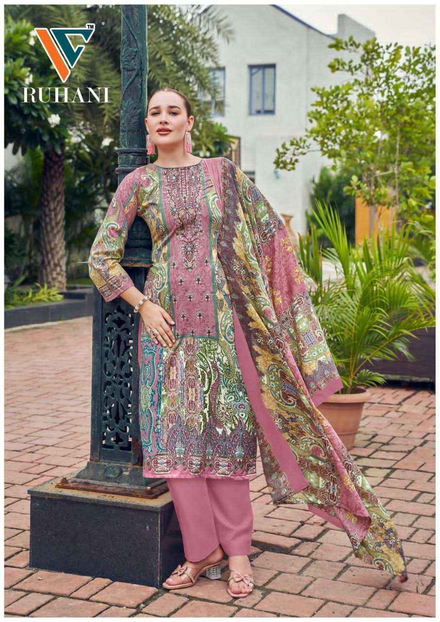 Vandana Fashion Ruhani Vol 38 Designer Print Cotton Salwar Kameez Wholesale Rate ( 8 Pcs Catalog )