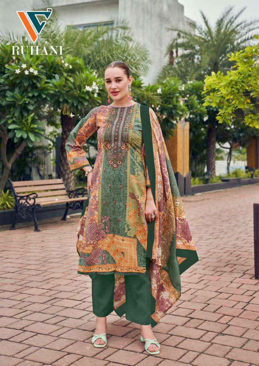 Vandana Fashion Ruhani Vol 38 Designer Print Cotton Salwar Kameez Wholesale Rate ( 8 Pcs Catalog )