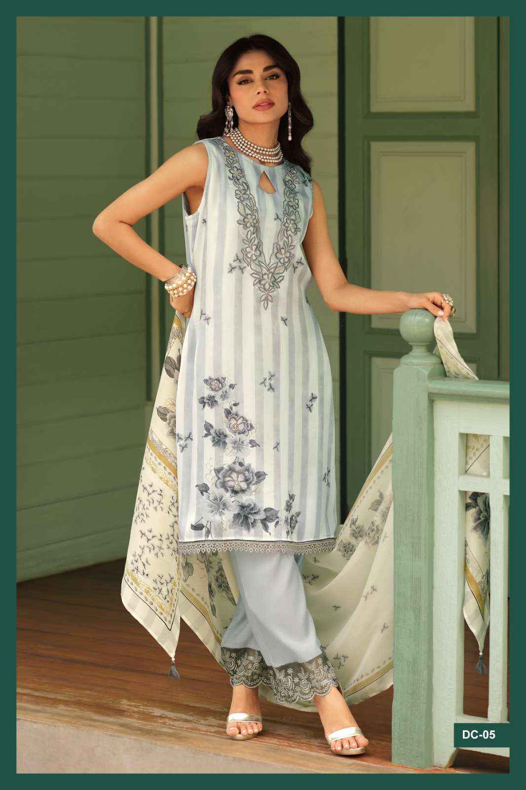 Varsha Dance Exclusive Fancy Ladies Salwar Kameez Wholesale Rate ( 5 Pcs Catalog )