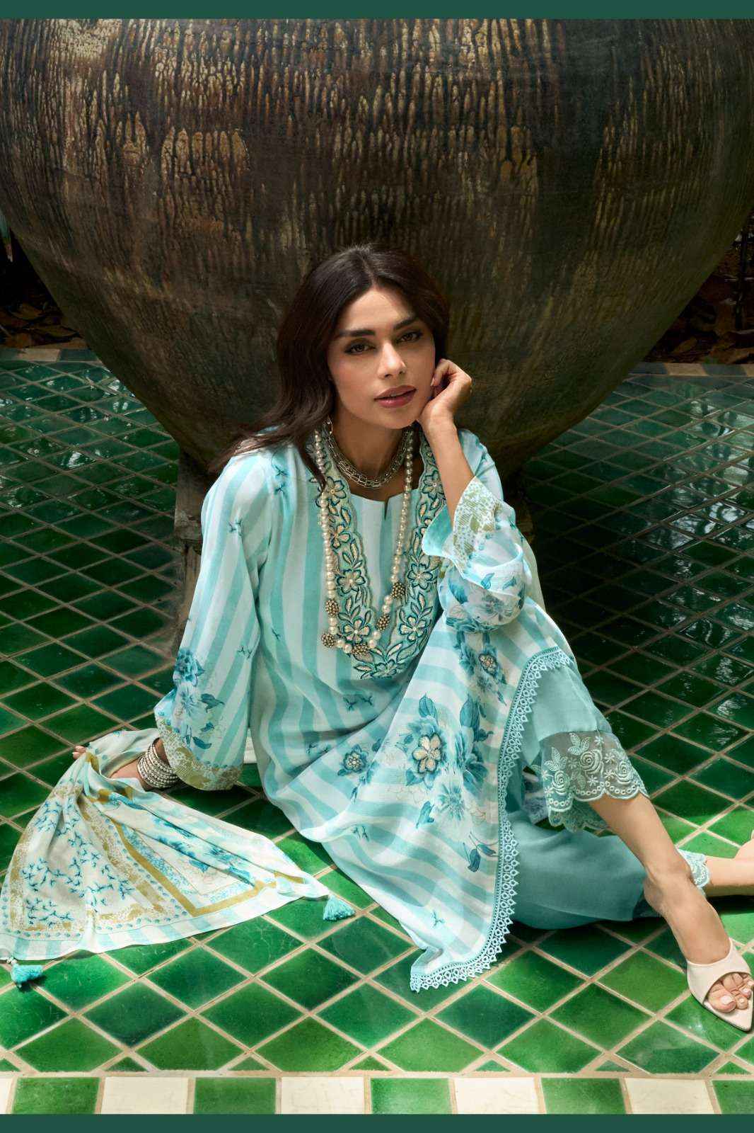 Varsha Dance Exclusive Fancy Ladies Salwar Kameez Wholesale Rate ( 5 Pcs Catalog )