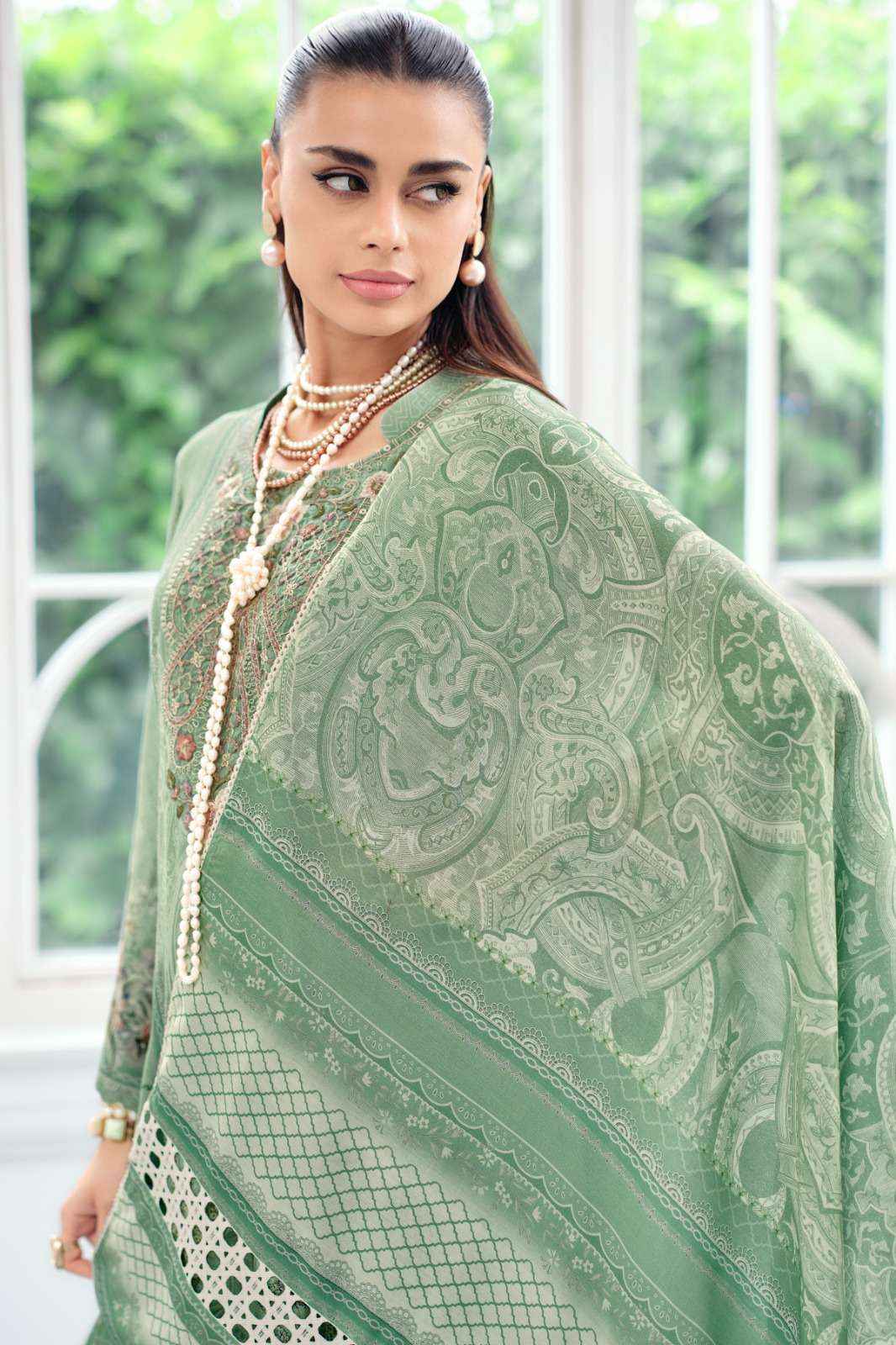 Varsha Falaknuma Exclusive Wear Muslin Salwar Kameez Wholesale Rate ( 4 Pcs Catalog )