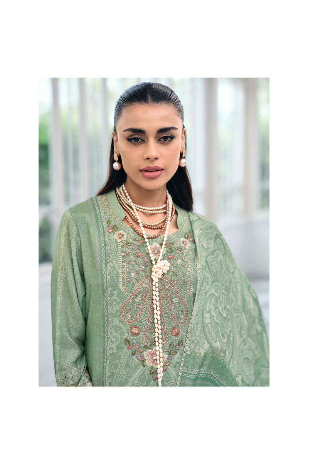 Varsha Falaknuma Exclusive Wear Muslin Salwar Kameez Wholesale Rate ( 4 Pcs Catalog )