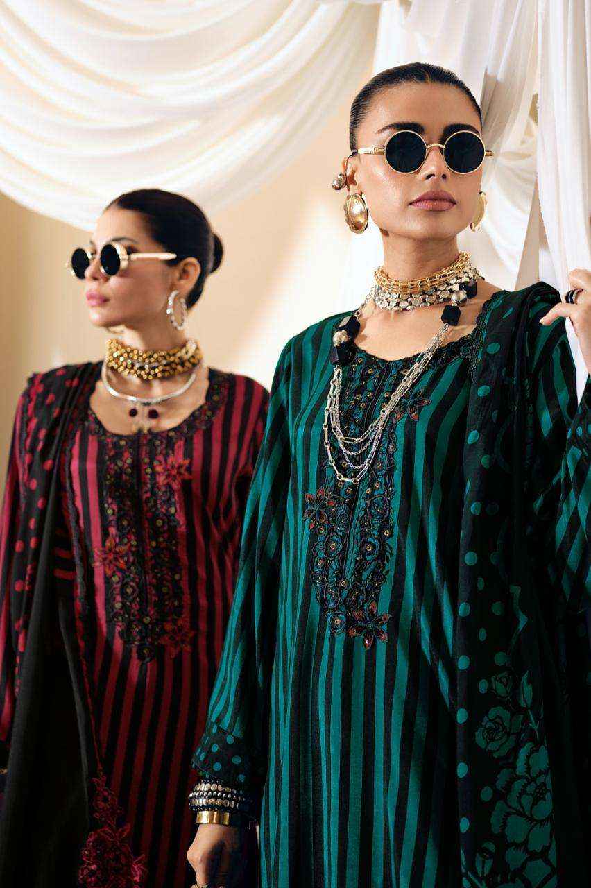 Varsha Lumina Exclusive Designs Muslin Salwar Kameez Wholesale Rate ( 4 Pcs Catalog )
