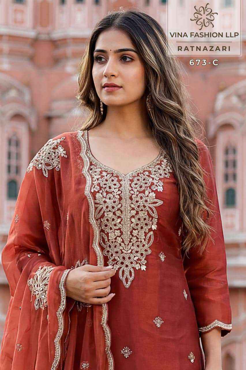 Vinay Fashion Kuleesh Ratnazari Fancy Silk Designer Salwar Kameez Wholesale Rate ( 4 Pcs Catalog )