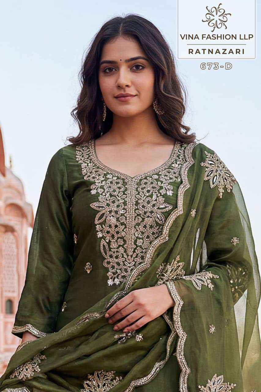 Vinay Fashion Kuleesh Ratnazari Fancy Silk Designer Salwar Kameez Wholesale Rate ( 4 Pcs Catalog )