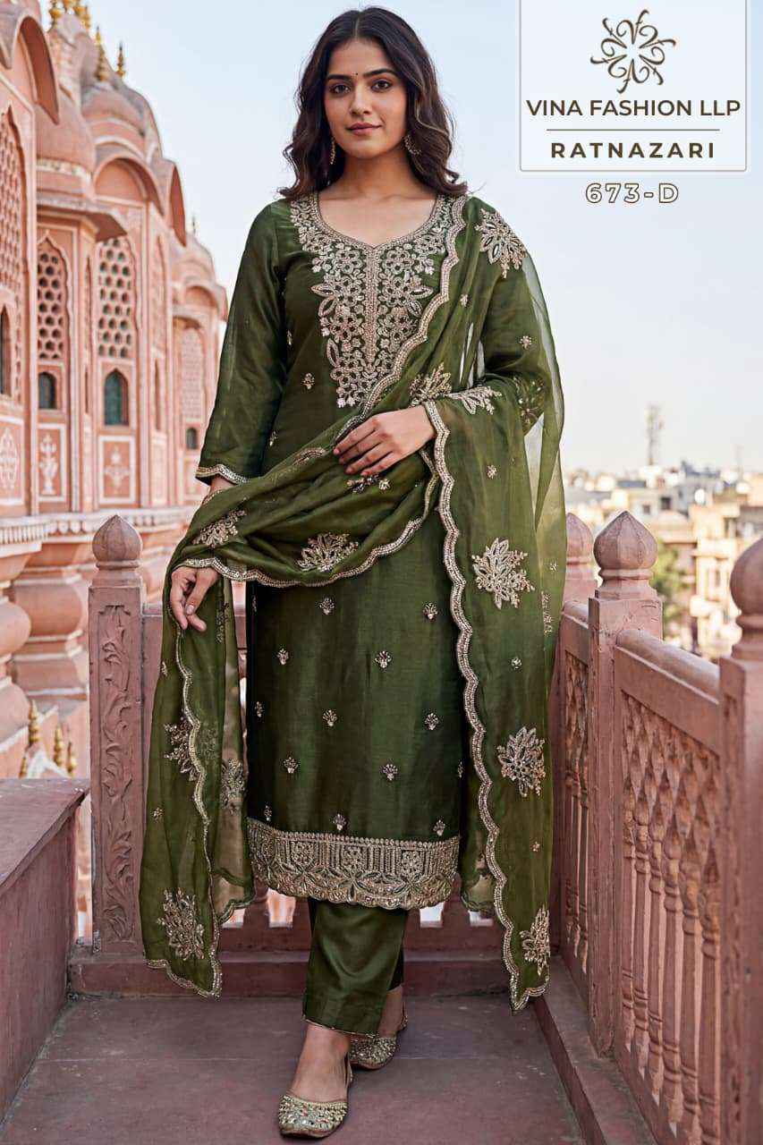 Vinay Fashion Kuleesh Ratnazari Fancy Silk Designer Salwar Kameez Wholesale Rate ( 4 Pcs Catalog )