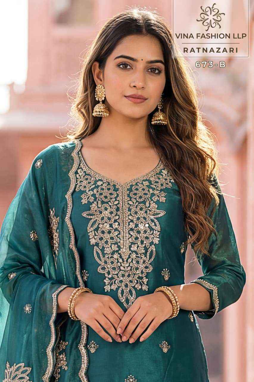 Vinay Fashion Kuleesh Ratnazari Fancy Silk Designer Salwar Kameez Wholesale Rate ( 4 Pcs Catalog )