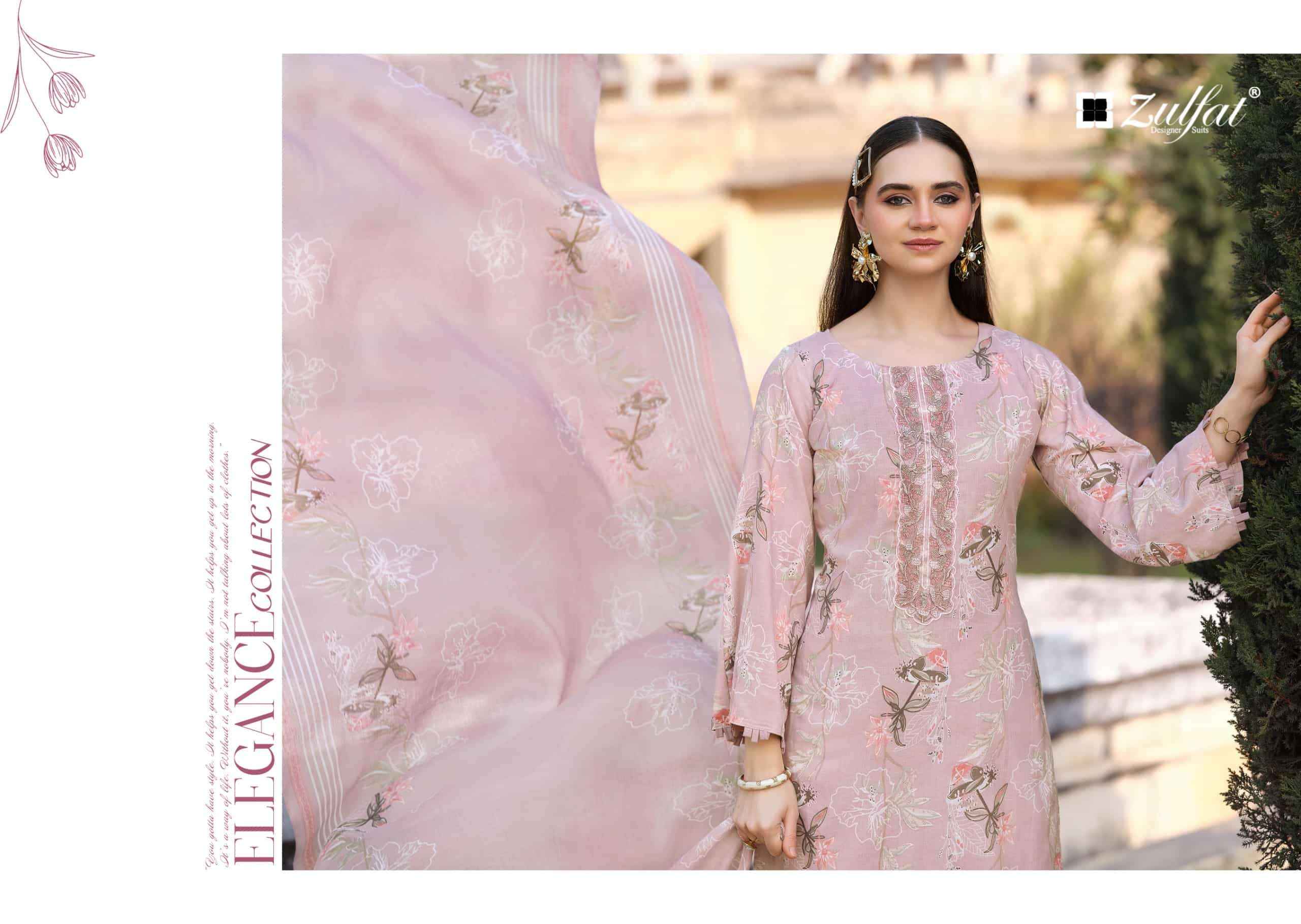 Zulfat Mashuqa Designer Prints Pure Cotton Dress Material Wholesale Price ( 6 Pcs Catalogue )