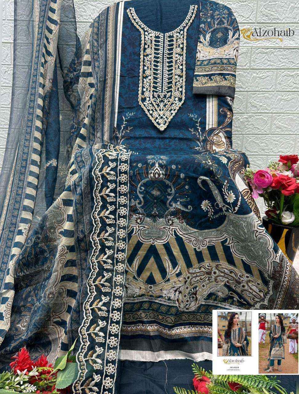 Al Zohaib Ayesha Vol 1 Cotton Pakistani Suit ( 4 pcs Catalogue )