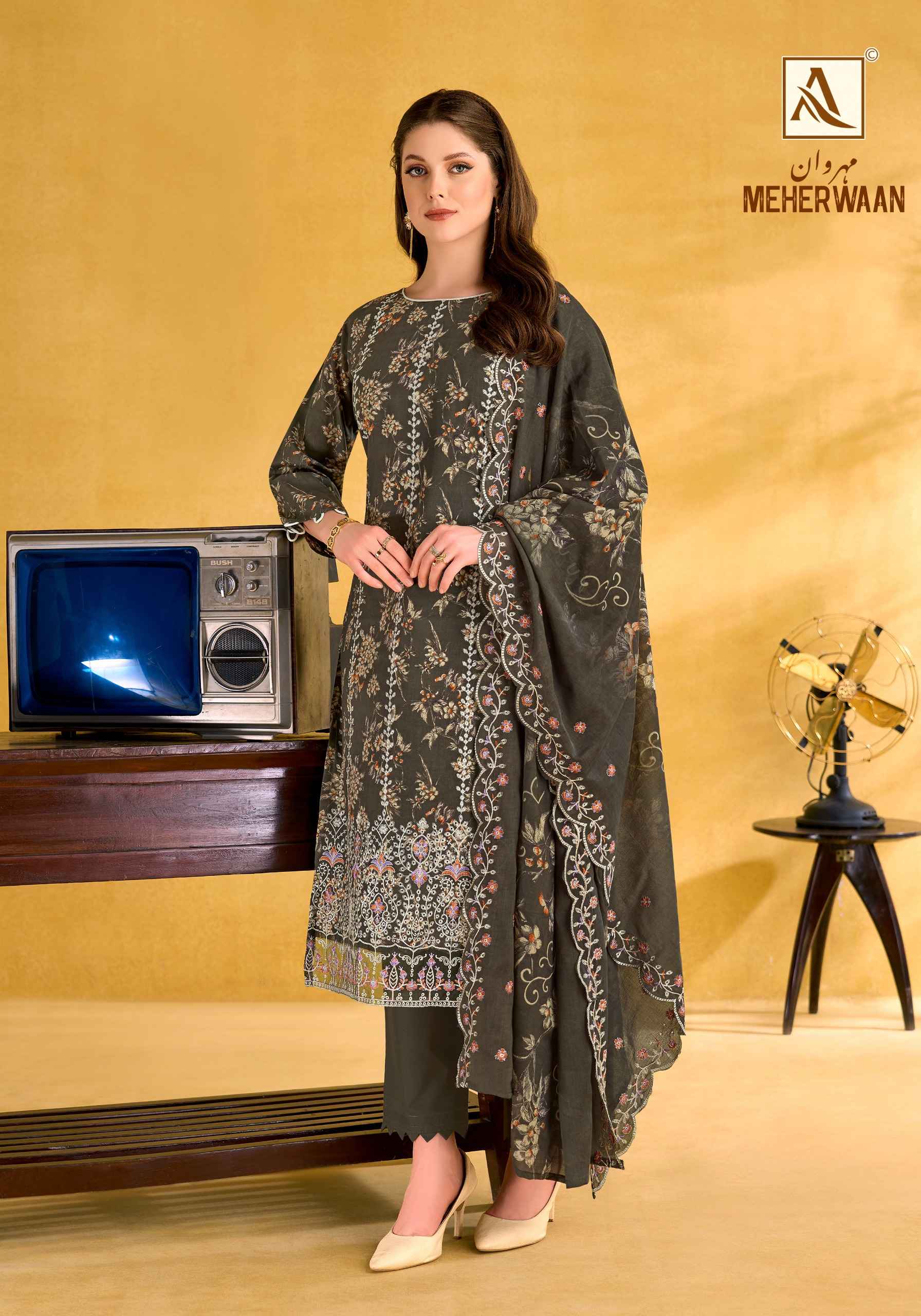 Alok Meherwaan Dress Material - Surat Wholesale Market ( 6 Pcs Catalogue )