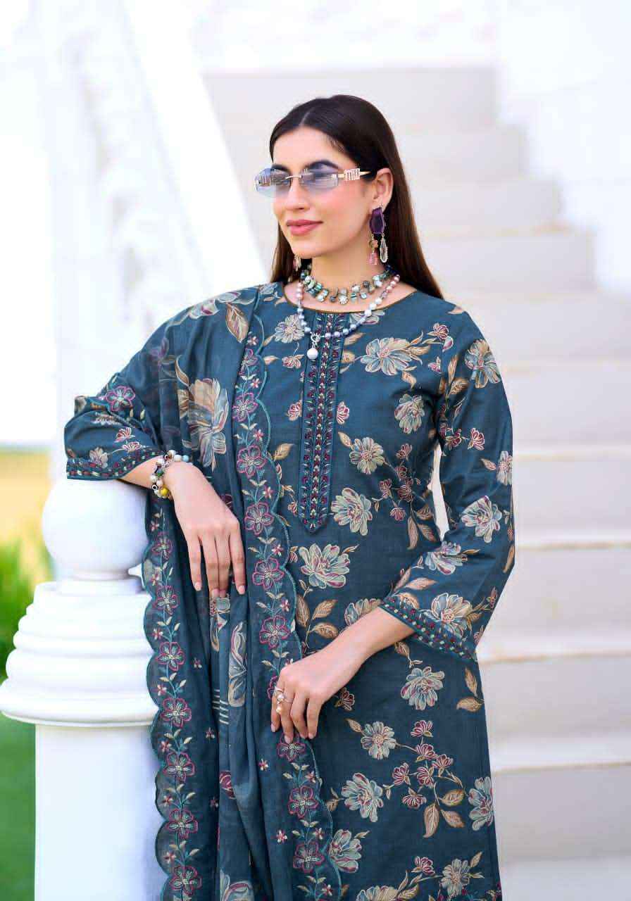 Alok Suit Al Madina Cotton Dress Mterial Wholesale Catalogue Surat ( 6 Pcs Catalogue )
