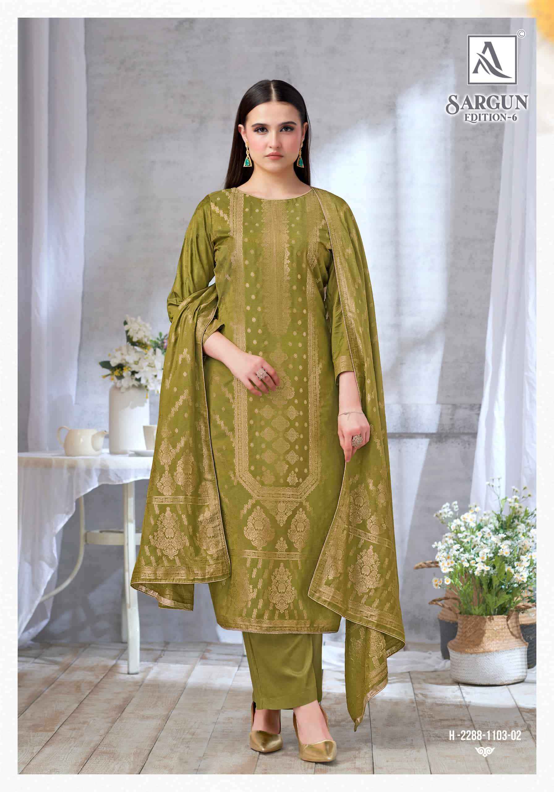 Alok Suit Sargun Edition 6 Wholesale Price