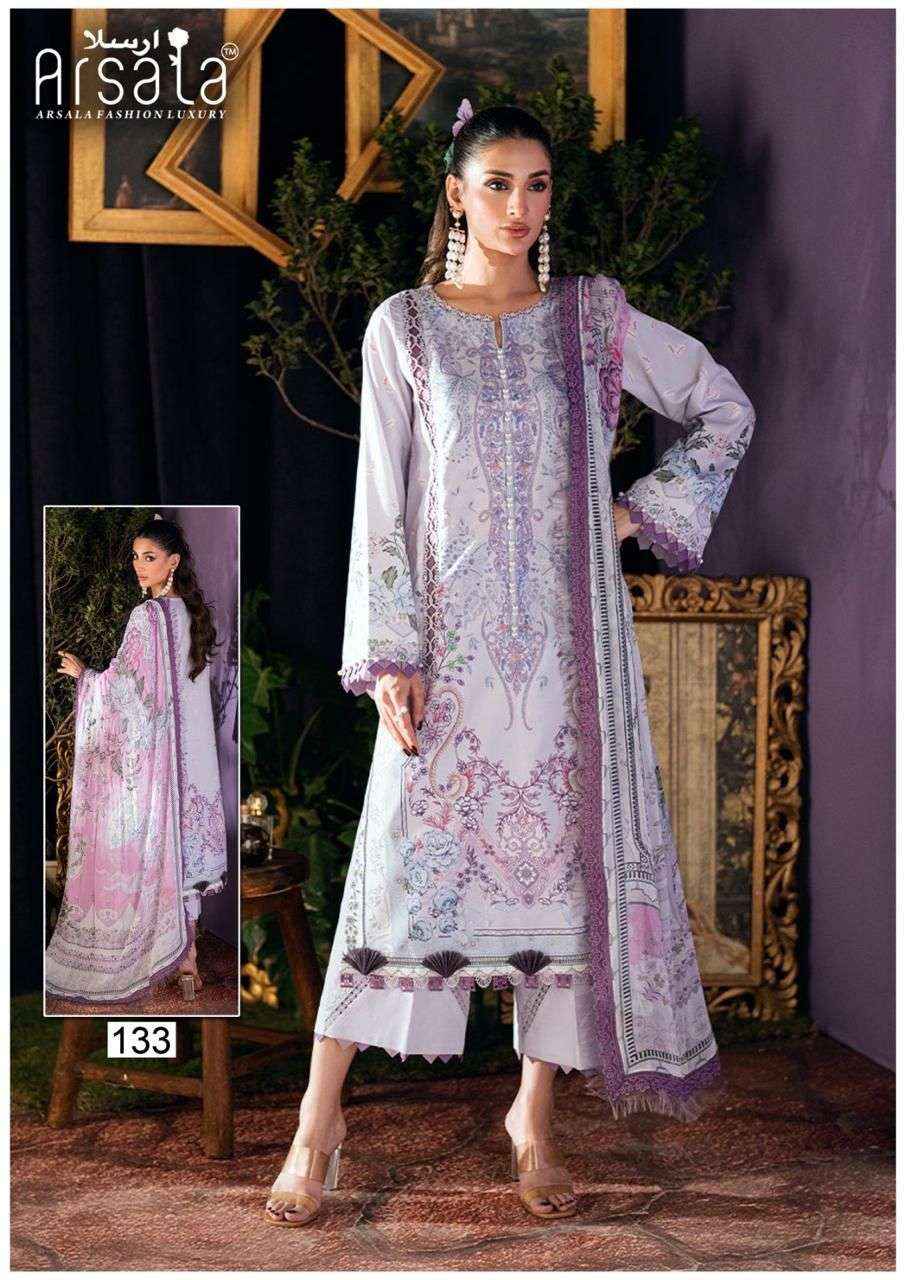 Arsala Amara Vol 4 Fancy Cotton Salwar Kameez Wholesale Rate ( 6 Pcs Catalog )