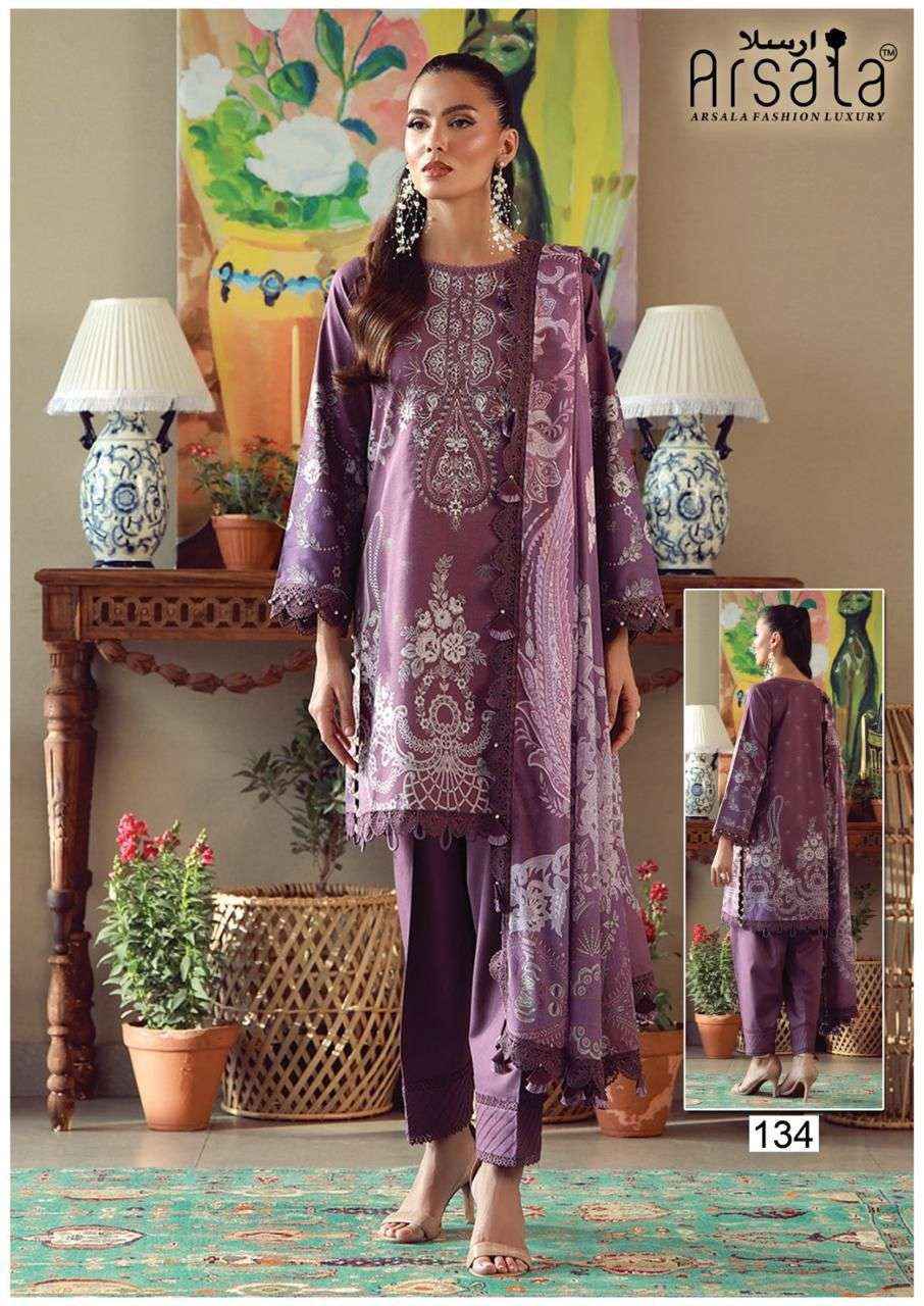 Arsala Amara Vol 4 Fancy Cotton Salwar Kameez Wholesale Rate ( 6 Pcs Catalog )