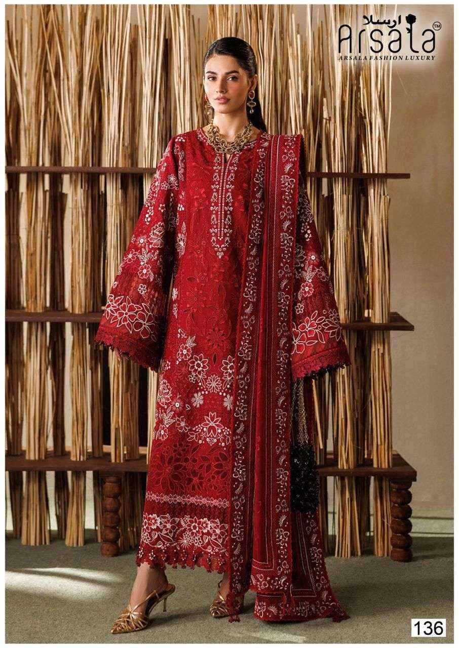 Arsala Amara Vol 4 Fancy Cotton Salwar Kameez Wholesale Rate ( 6 Pcs Catalog )