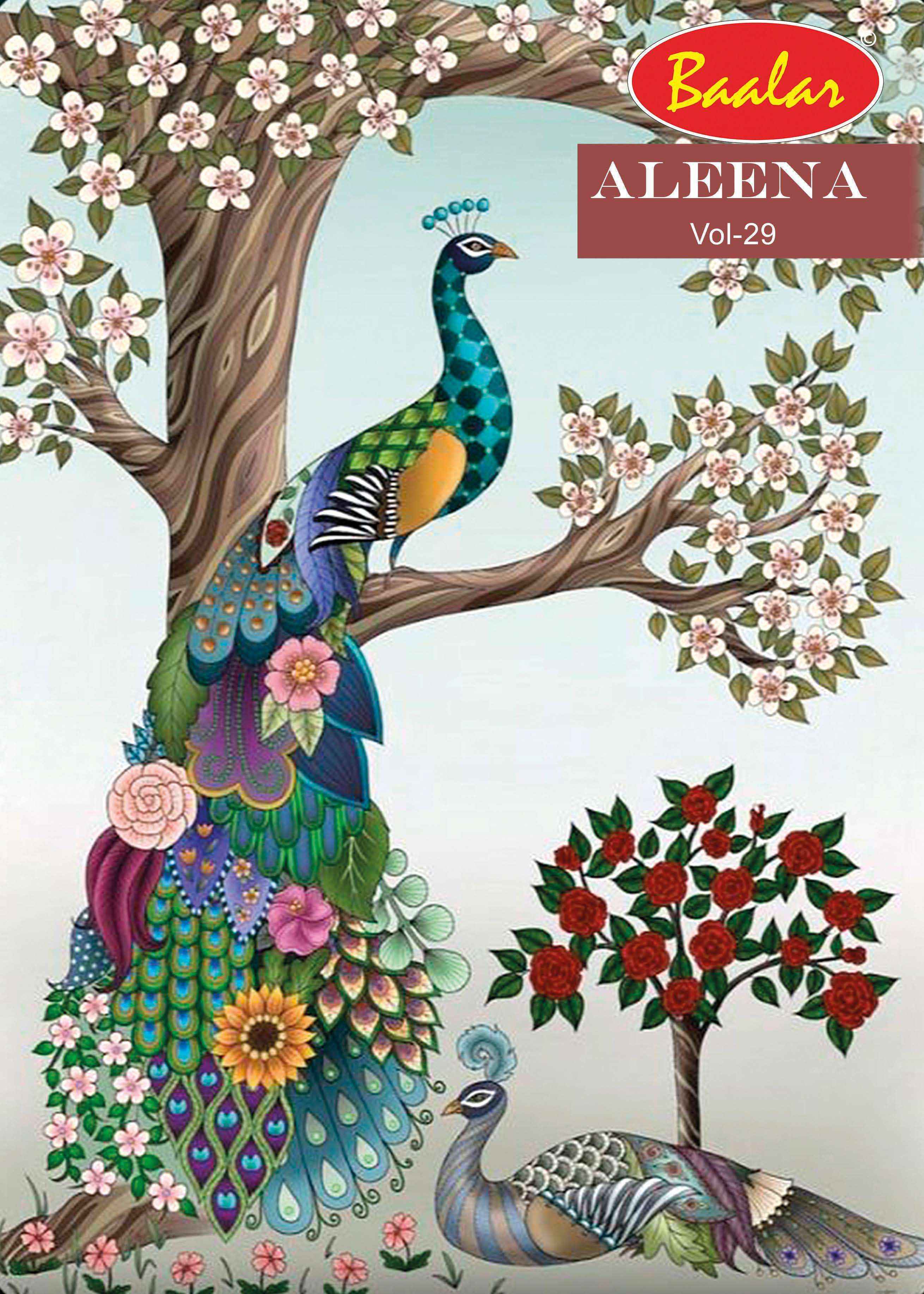 Baalar Aleena Vol 29 Cotton Dress Material Wholesale Online 15 pcs Catalogue