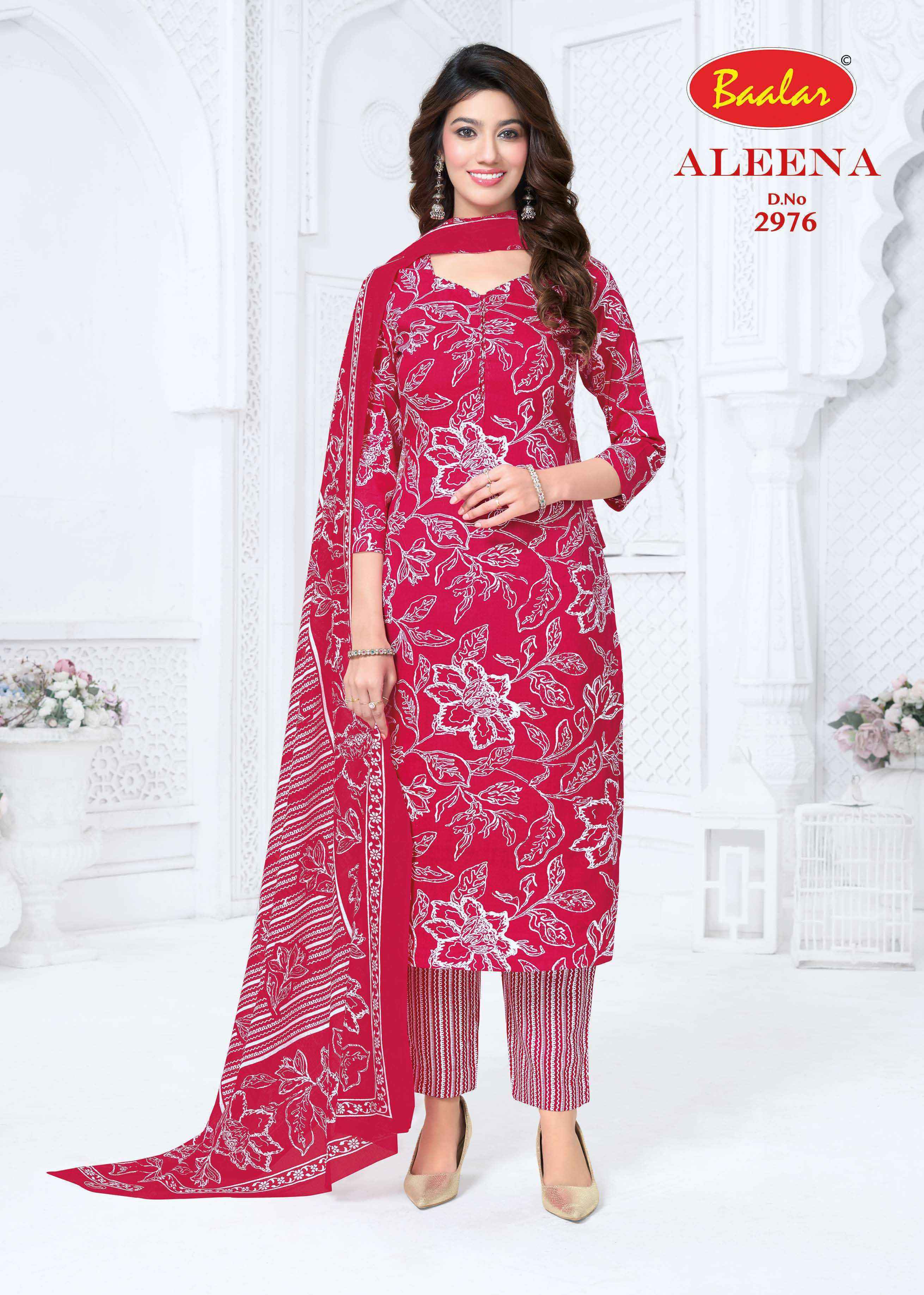 Baalar Aleena Vol 29 Cotton Dress Material Wholesale Online 15 pcs Catalogue