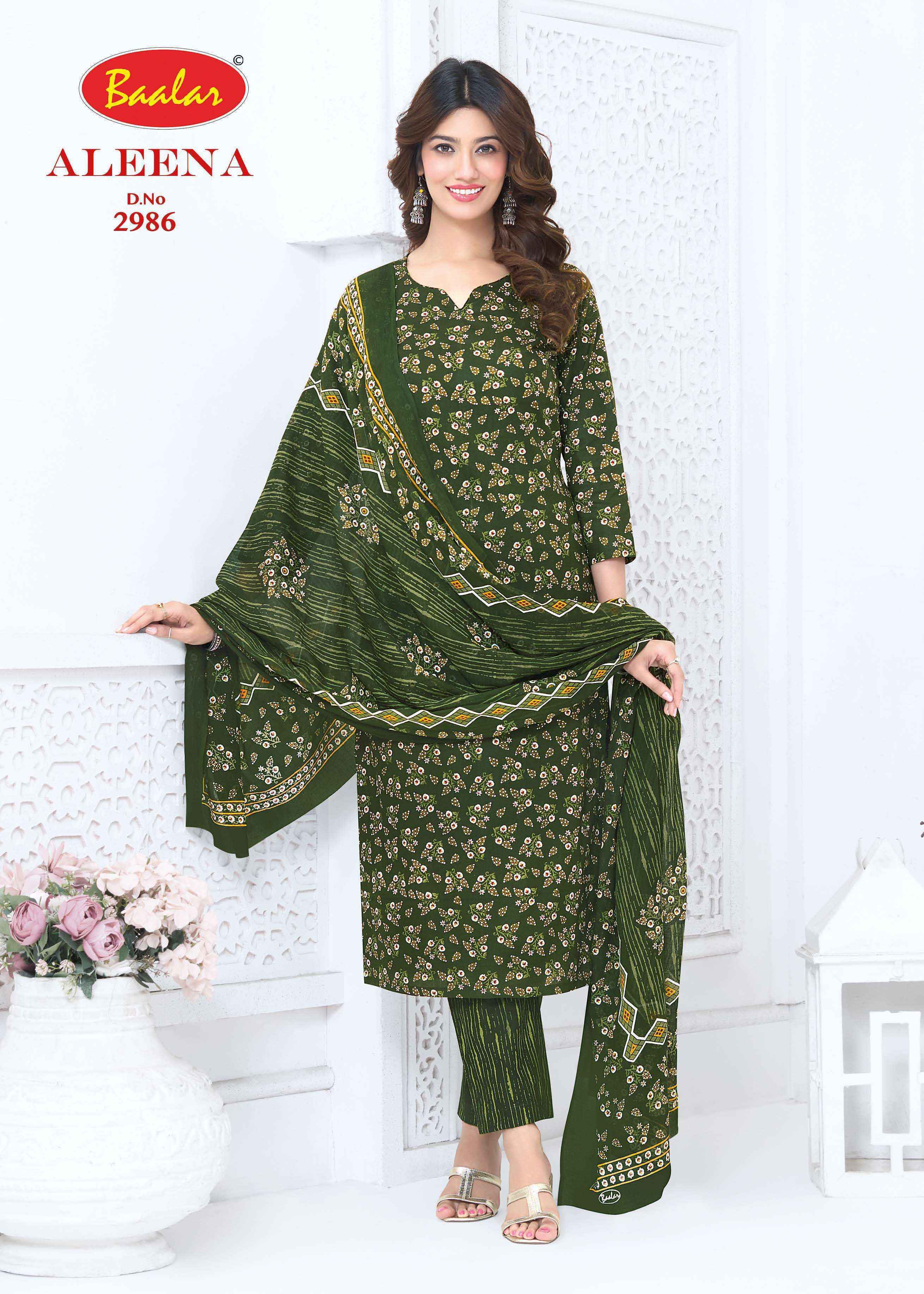 Baalar Aleena Vol 29 Cotton Dress Material Wholesale Online 15 pcs Catalogue
