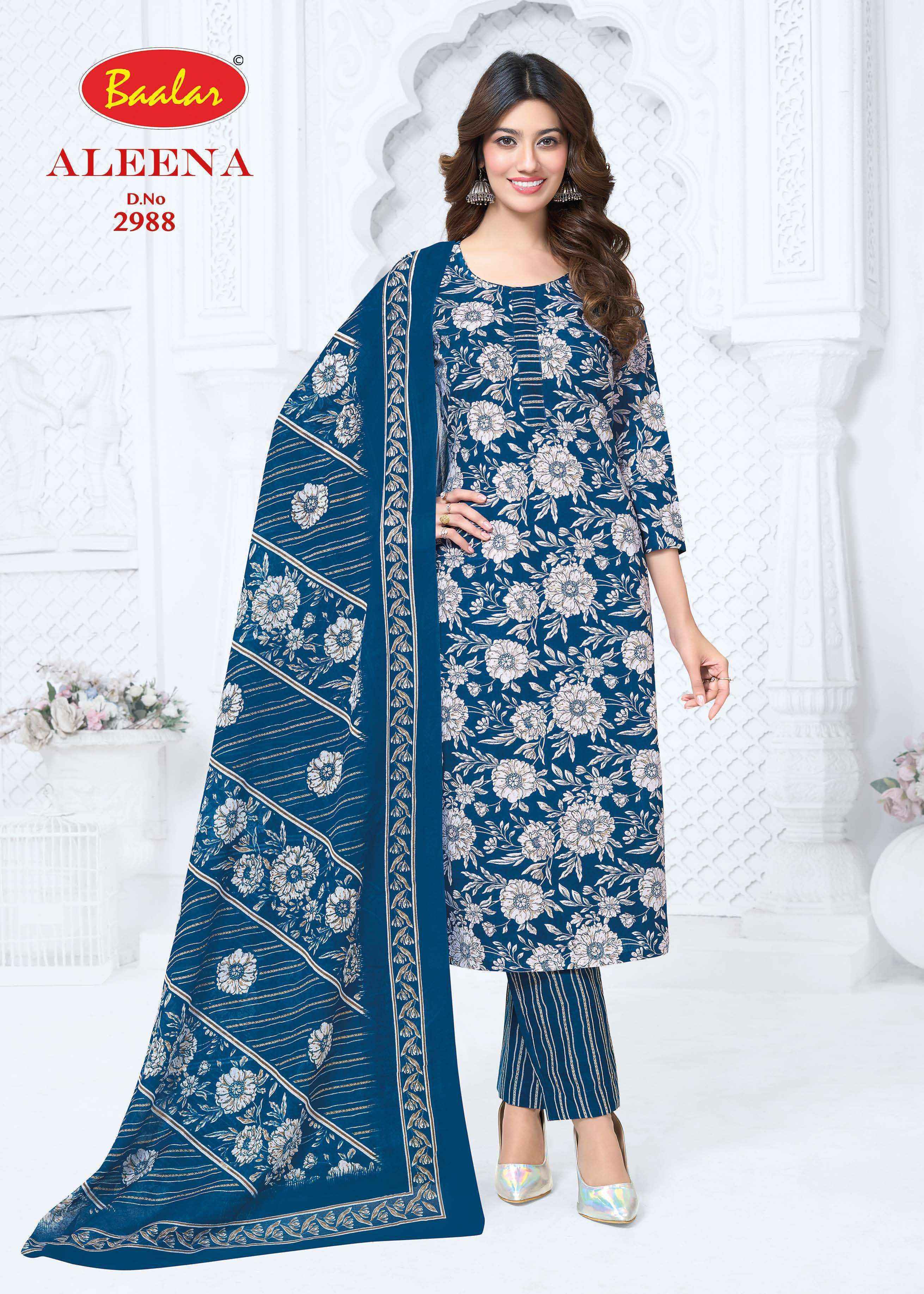 Baalar Aleena Vol 29 Cotton Dress Material Wholesale Online 15 pcs Catalogue