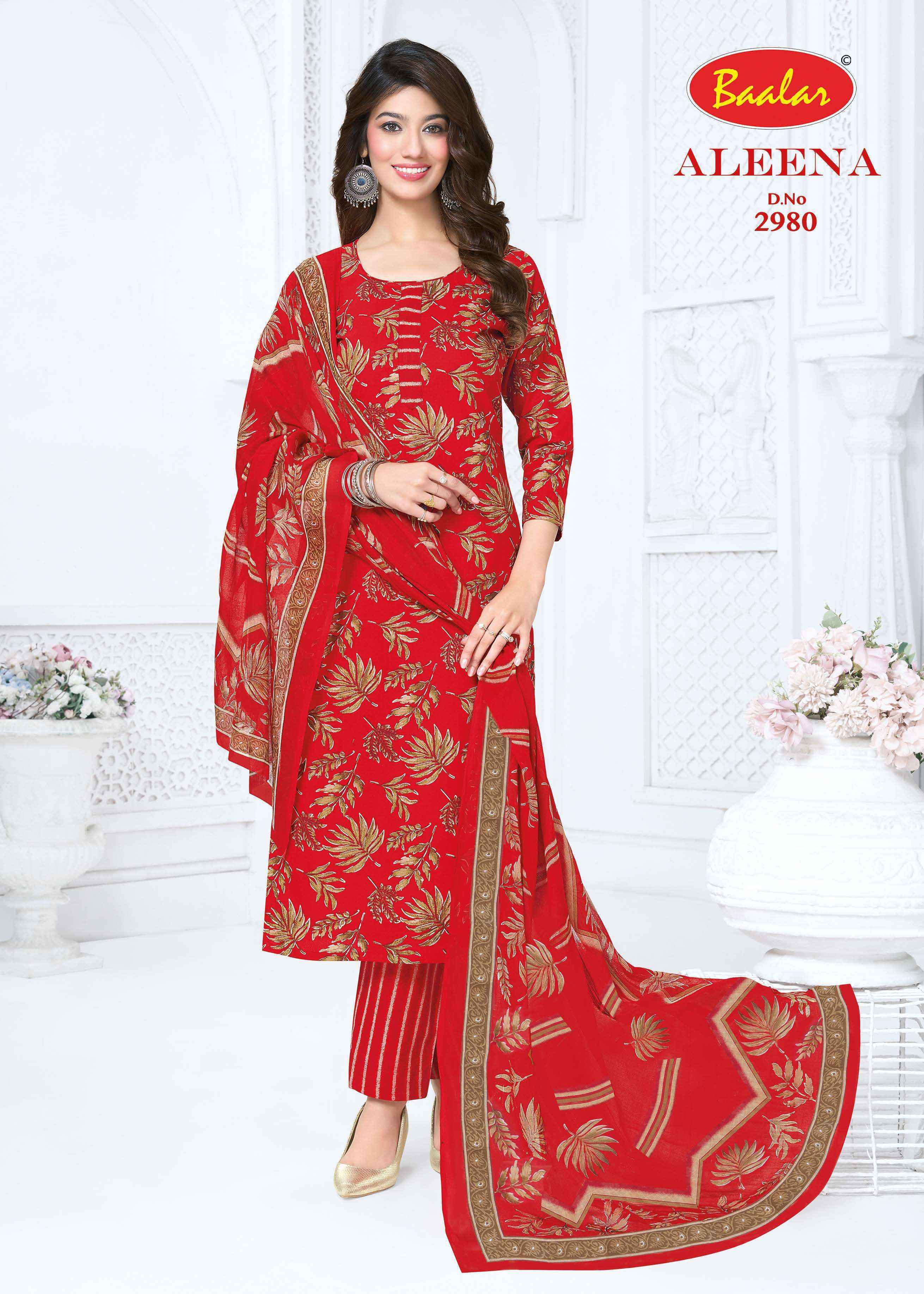 Baalar Aleena Vol 29 Cotton Dress Material Wholesale Online 15 pcs Catalogue
