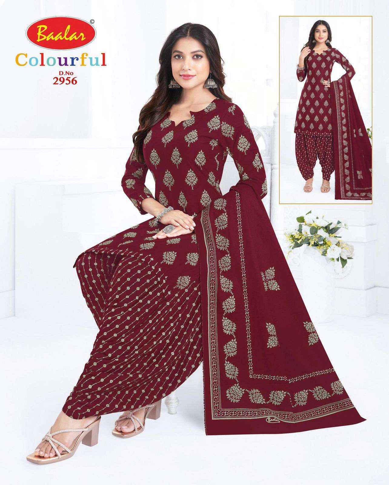 Baalar Colourful Vol 29 Cotton Dress Material Wholesale Market Price ( 36 pcs Catalogue )