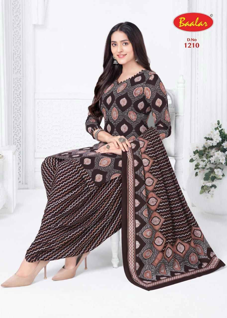 Baalar Crystal patiyala Vol 12 Cotton Suits Wholesale Price 15 pcs Catalogue