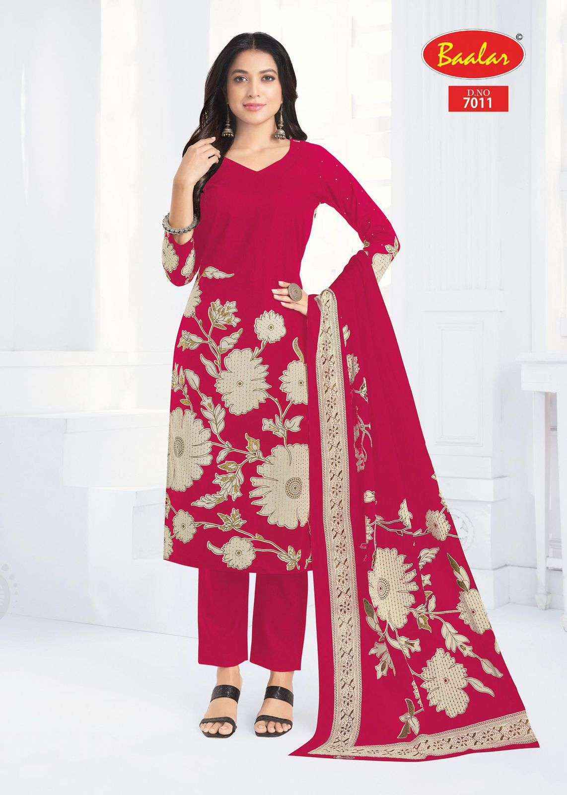 Baalar Pashmina Vol 7 Lawn Cotton Salwar Kameez Wholesale Rate ( 15 Pcs Catalog )