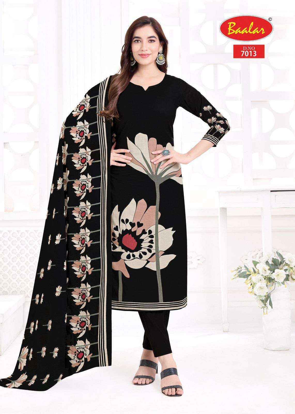 Baalar Pashmina Vol 7 Lawn Cotton Salwar Kameez Wholesale Rate ( 15 Pcs Catalog )