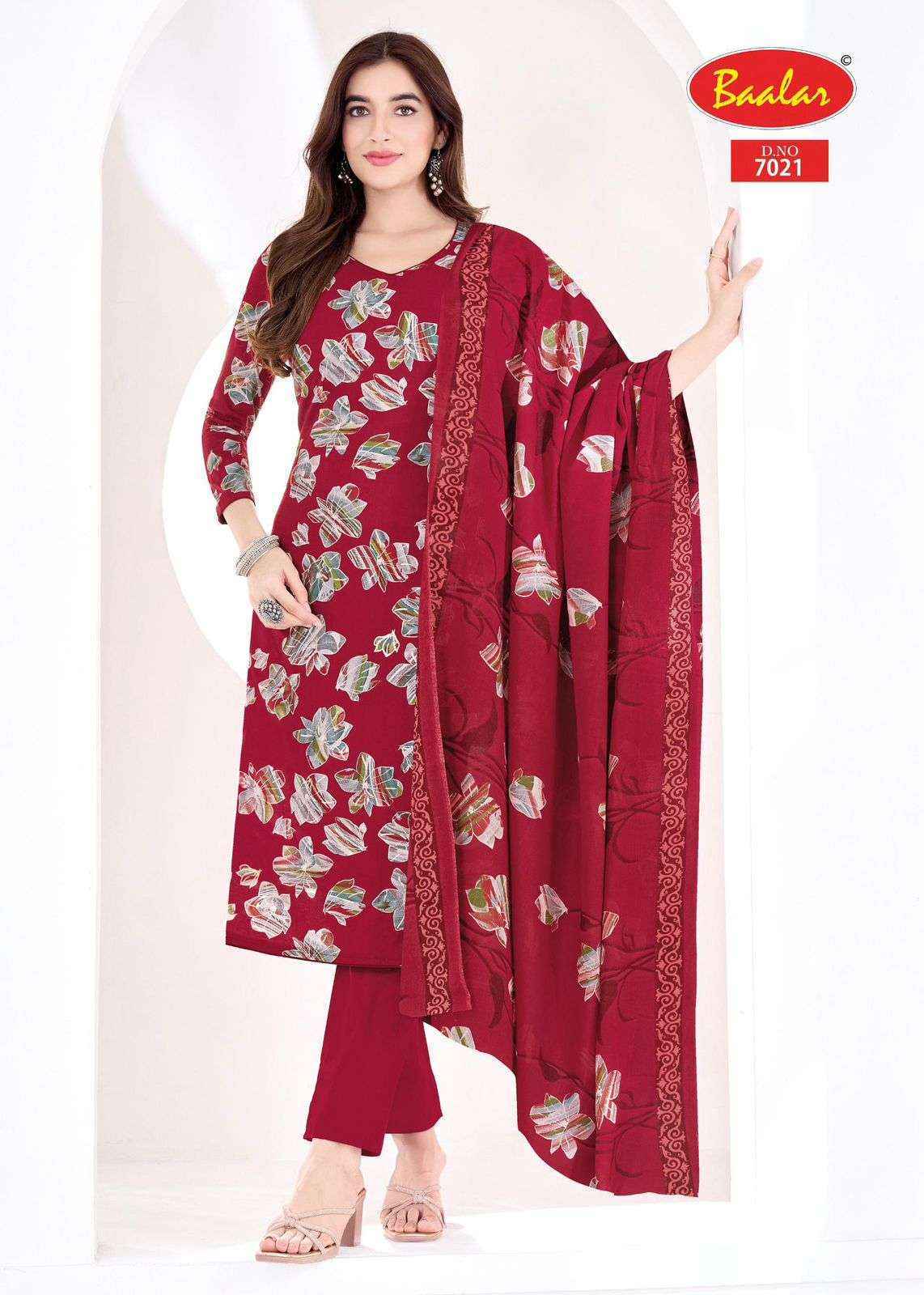 Baalar Pashmina Vol 7 Lawn Cotton Salwar Kameez Wholesale Rate ( 15 Pcs Catalog )