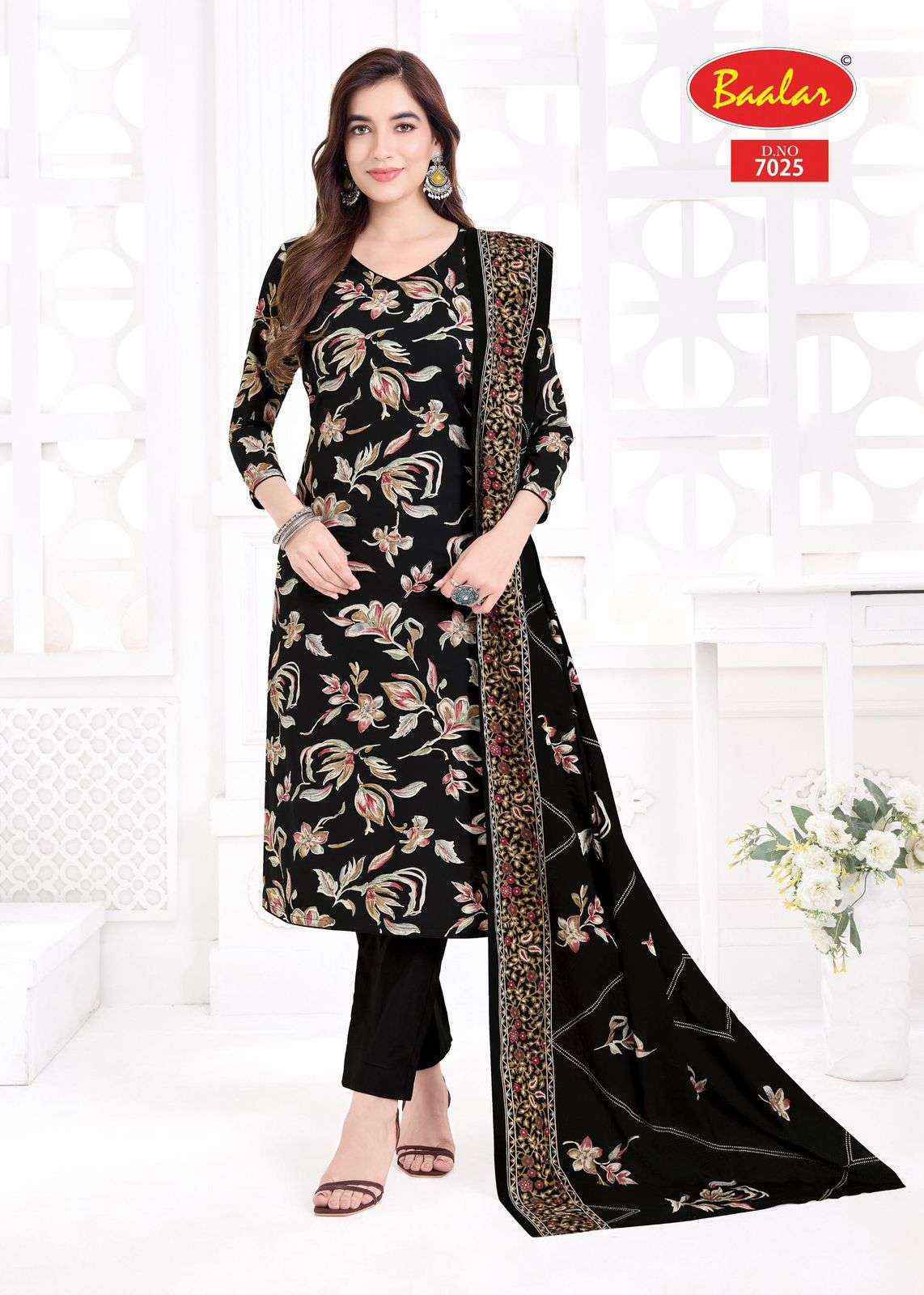 Baalar Pashmina Vol 7 Lawn Cotton Salwar Kameez Wholesale Rate ( 15 Pcs Catalog )