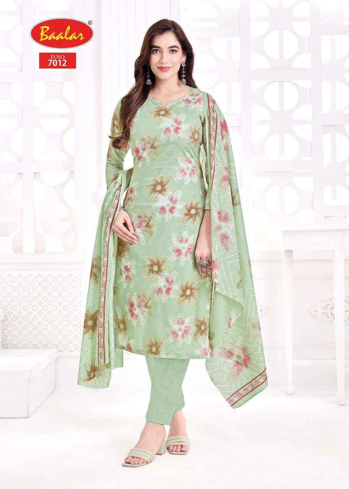 Baalar Pashmina Vol 7 Lawn Cotton Salwar Kameez Wholesale Rate ( 15 Pcs Catalog )