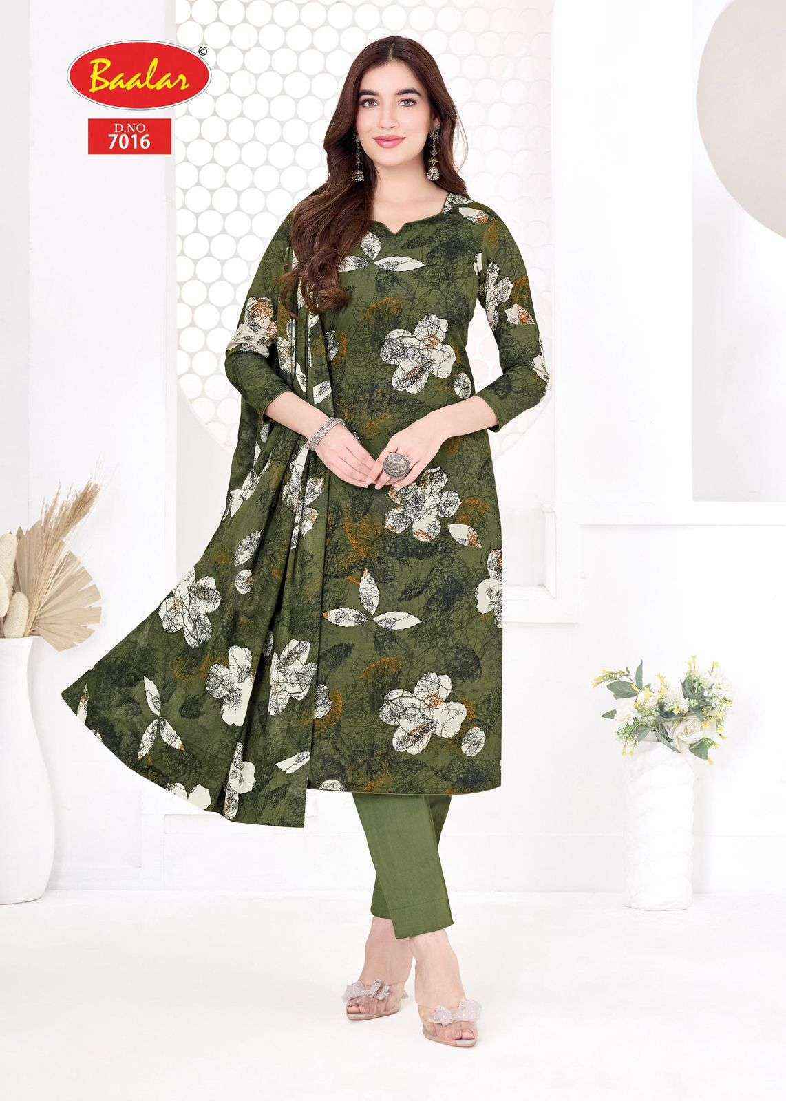 Baalar Pashmina Vol 7 Lawn Cotton Salwar Kameez Wholesale Rate ( 15 Pcs Catalog )