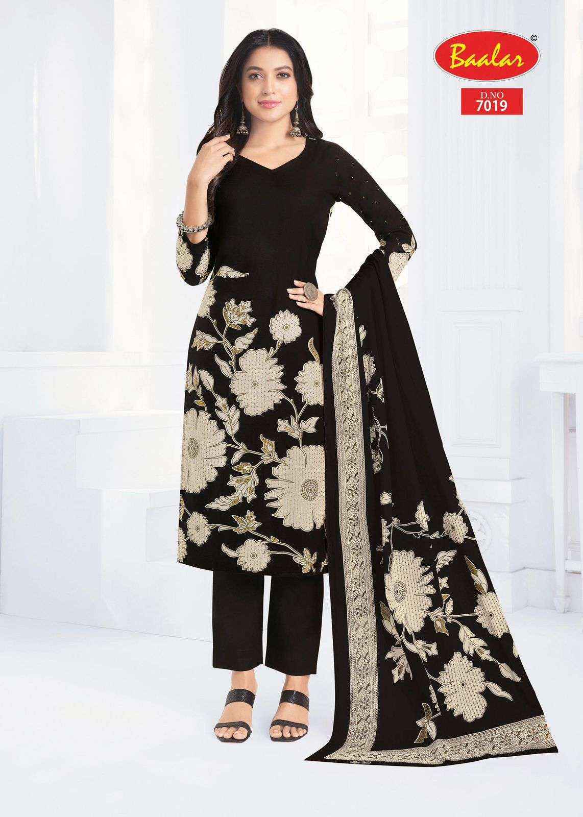 Baalar Pashmina Vol 7 Lawn Cotton Salwar Kameez Wholesale Rate ( 15 Pcs Catalog )